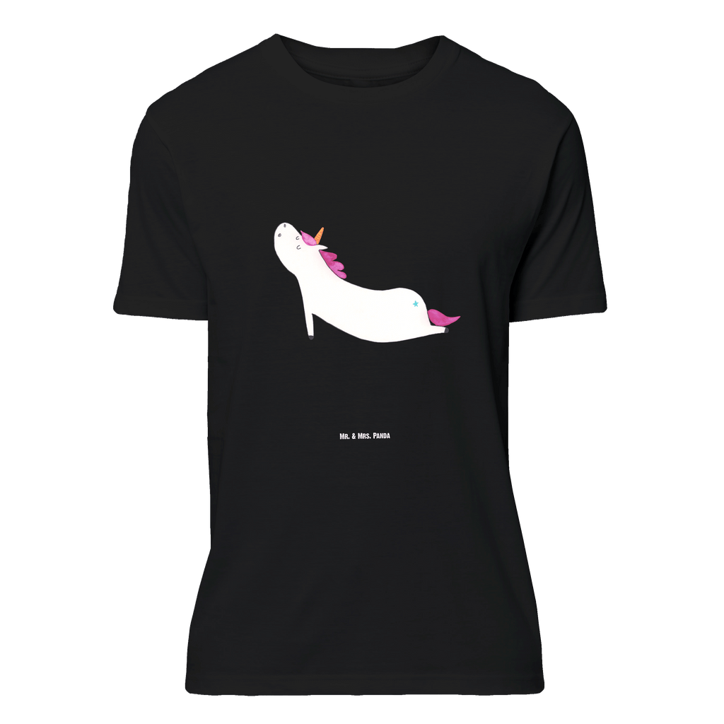 T-Shirt Standard Einhorn Yoga T-Shirt, Shirt, Tshirt, Lustiges T-Shirt, T-Shirt mit Spruch, Party, Junggesellenabschied, Jubiläum, Geburstag, Herrn, Damen, Männer, Frauen, Schlafshirt, Nachthemd, Sprüche, Einhorn, Einhörner, Einhorn Deko, Pegasus, Unicorn, Yoga, Namaste, Achtsamkeit, Entspannung, Joga, Yogamatte, Sport, lustig, witzig, süß