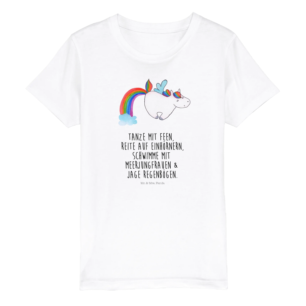 Organic Kinder T-Shirt Einhorn Fliegendes Pferd Kinder T-Shirt, Kinder T-Shirt Mädchen, Kinder T-Shirt Jungen, Einhorn, Einhörner, Einhorn Deko, Unicorn, Regenbogen, Spielen, Realität, Glitzer, Erwachsenwerden