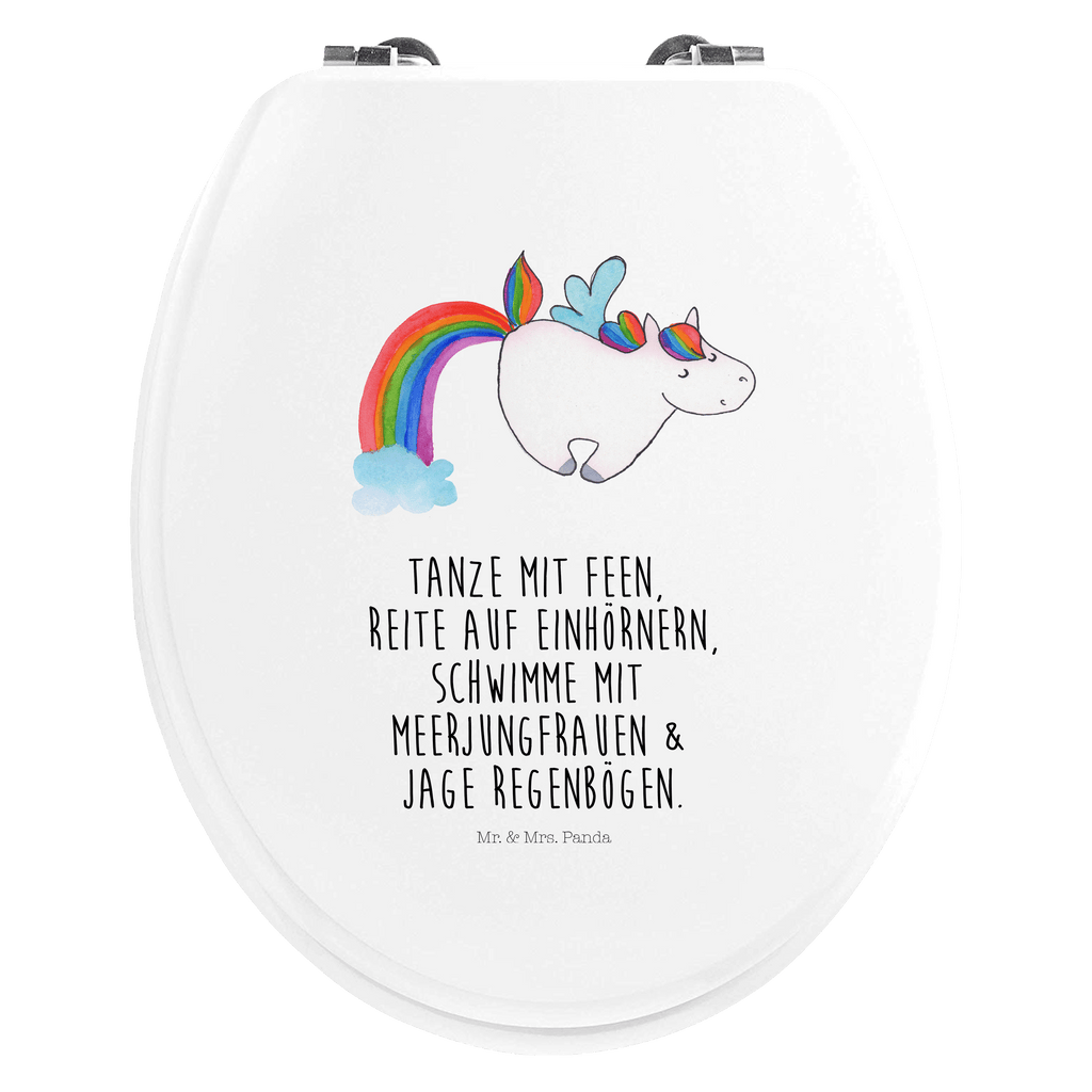 Motiv WC Sitz Einhorn Pegasus Klobrille, Klodeckel, Toilettendeckel, WC-Sitz, Toilette, Einhorn, Einhörner, Einhorn Deko, Pegasus, Unicorn, Regenbogen, Spielen, Realität, Glitzer, Erwachsenwerden