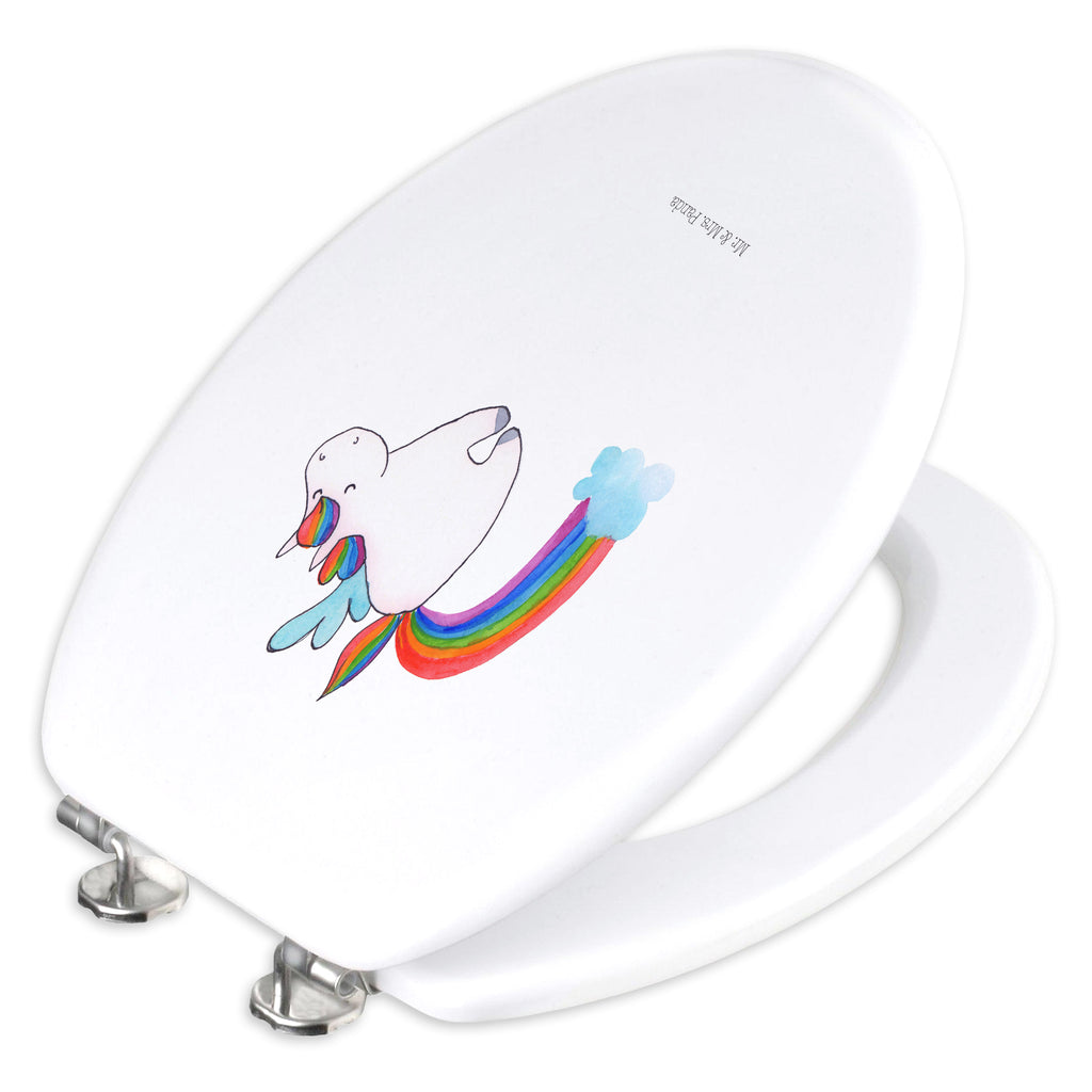 Motiv WC Sitz Einhorn Pegasus Klobrille, Klodeckel, Toilettendeckel, WC-Sitz, Toilette, Einhorn, Einhörner, Einhorn Deko, Pegasus, Unicorn, Regenbogen, Spielen, Realität, Glitzer, Erwachsenwerden