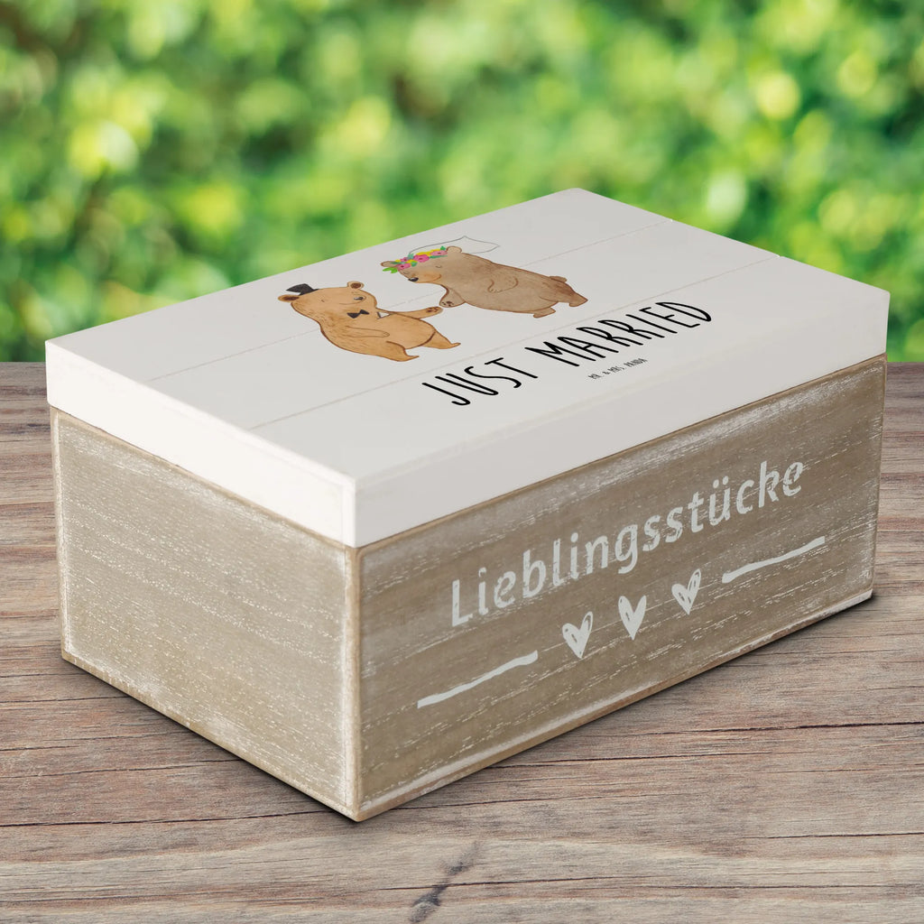 Holzkiste Bären Heirat Holzkiste, Kiste, Schatzkiste, Truhe, Schatulle, XXL, Erinnerungsbox, Erinnerungskiste, Dekokiste, Aufbewahrungsbox, Geschenkbox, Geschenkdose, Hochzeit, Hochzeitsgeschenk, Ehe, Hochzeitsfeier, Trauung, Trauungsgeschenk, Hochzeitskarte, Verlobungsfeier, Verlobungsgeschenk, Hochzeitsgeschenkideen, Hochzeitsgeschenke für Brautpaar, Hochzeitstag, Geschenk zur Hochzeit