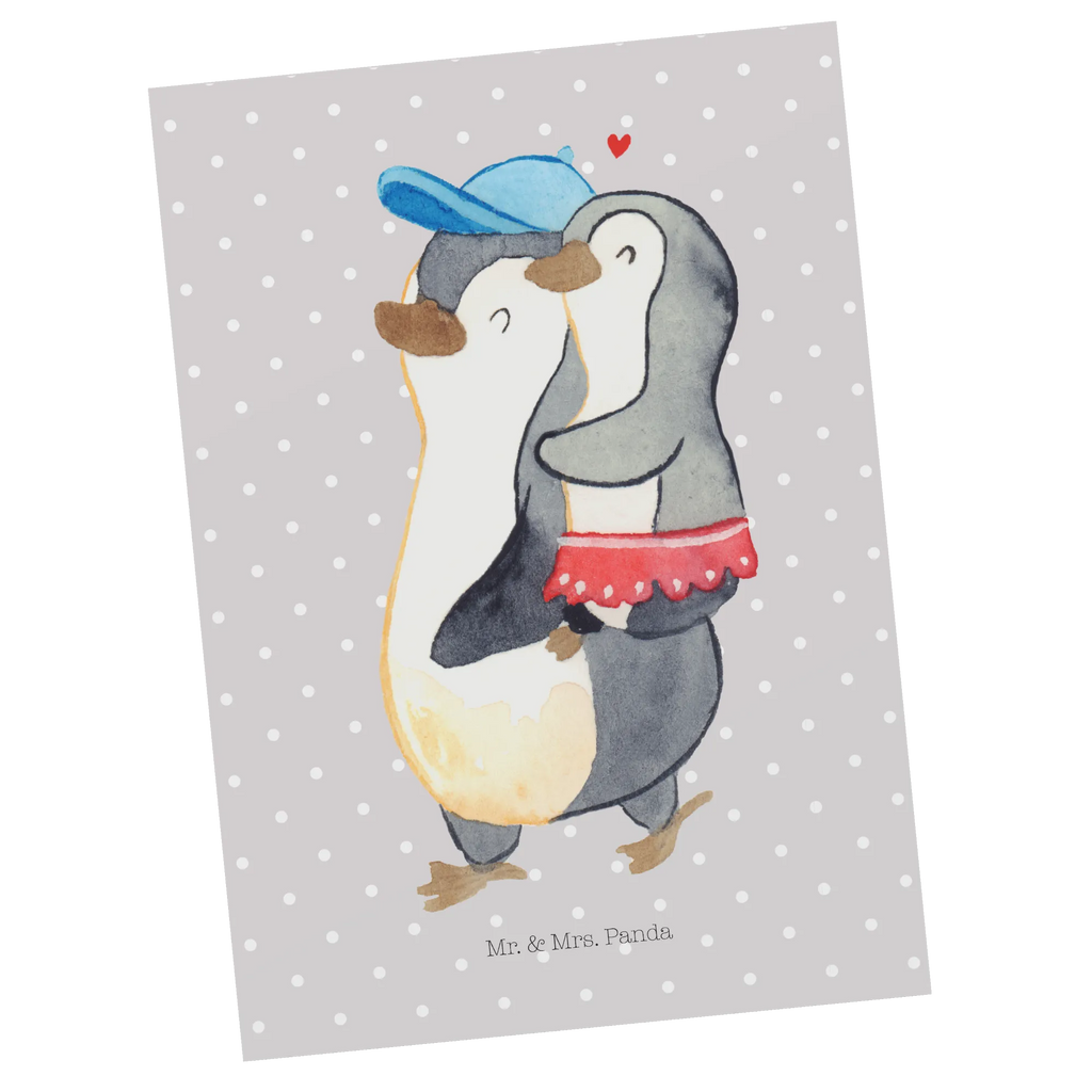 Postkarte Pinguin Kleine Schwester Postkarte, Karte, Geschenkkarte, Grußkarte, Einladung, Ansichtskarte, Geburtstagskarte, Einladungskarte, Dankeskarte, Ansichtskarten, Einladung Geburtstag, Einladungskarten Geburtstag, Familie, Vatertag, Muttertag, Bruder, Schwester, Mama, Papa, Oma, Opa