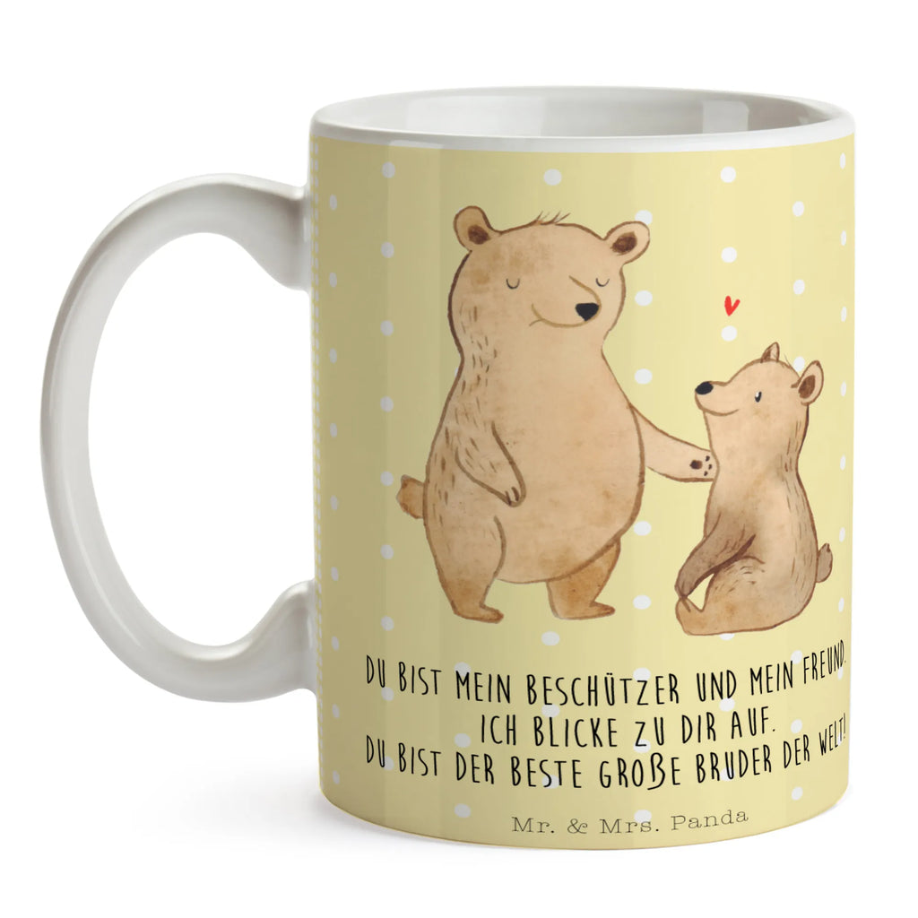 Tasse Bär Großer Bruder Tasse, Kaffeetasse, Teetasse, Becher, Kaffeebecher, Teebecher, Keramiktasse, Porzellantasse, Büro Tasse, Geschenk Tasse, Tasse Sprüche, Tasse Motive, Kaffeetassen, Tasse bedrucken, Designer Tasse, Cappuccino Tassen, Schöne Teetassen, Familie, Vatertag, Muttertag, Bruder, Schwester, Mama, Papa, Oma, Opa, Großer Bruder, Geschwister, bester Bruder, Brudi, Bär, Bären