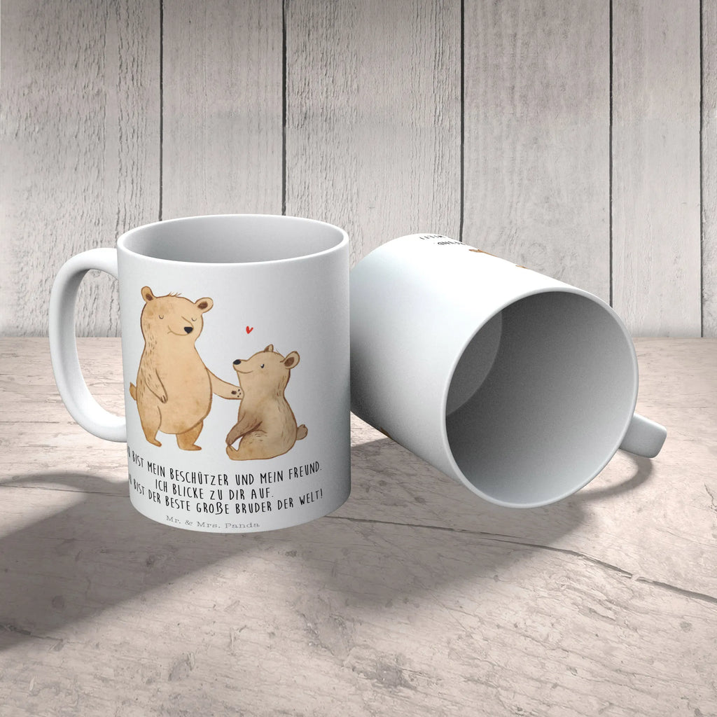 Tasse Bär Großer Bruder Tasse, Kaffeetasse, Teetasse, Becher, Kaffeebecher, Teebecher, Keramiktasse, Porzellantasse, Büro Tasse, Geschenk Tasse, Tasse Sprüche, Tasse Motive, Kaffeetassen, Tasse bedrucken, Designer Tasse, Cappuccino Tassen, Schöne Teetassen, Familie, Vatertag, Muttertag, Bruder, Schwester, Mama, Papa, Oma, Opa, Großer Bruder, Geschwister, bester Bruder, Brudi, Bär, Bären