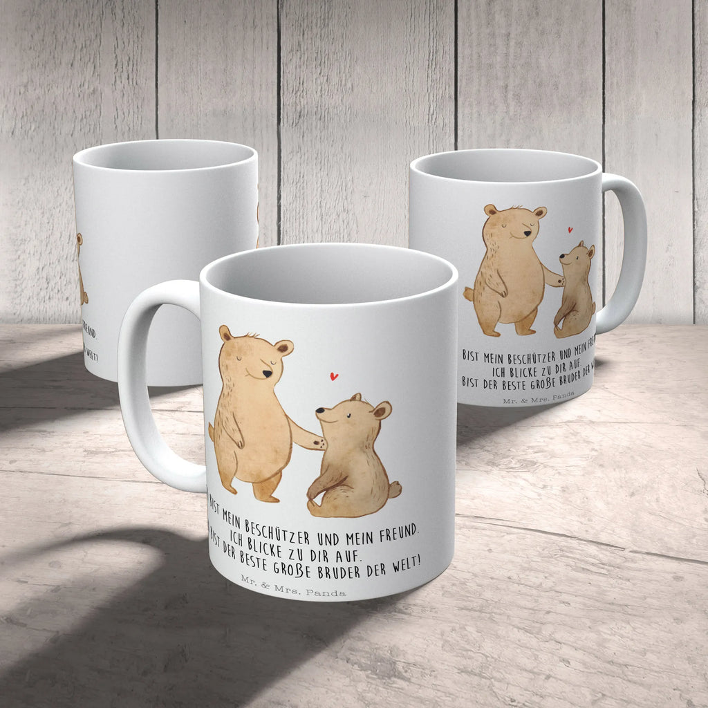 Tasse Bär Großer Bruder Tasse, Kaffeetasse, Teetasse, Becher, Kaffeebecher, Teebecher, Keramiktasse, Porzellantasse, Büro Tasse, Geschenk Tasse, Tasse Sprüche, Tasse Motive, Kaffeetassen, Tasse bedrucken, Designer Tasse, Cappuccino Tassen, Schöne Teetassen, Familie, Vatertag, Muttertag, Bruder, Schwester, Mama, Papa, Oma, Opa, Großer Bruder, Geschwister, bester Bruder, Brudi, Bär, Bären