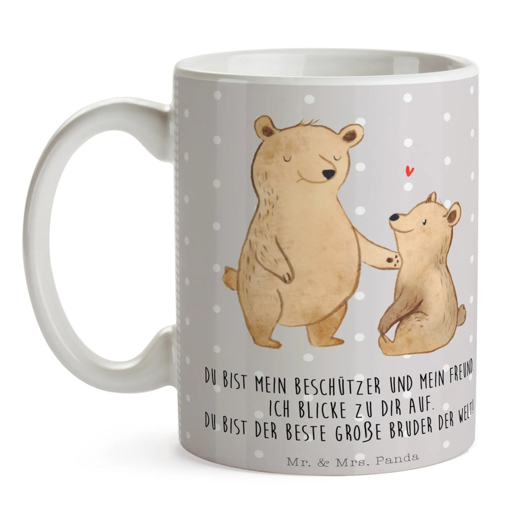 Tasse Bär Großer Bruder Tasse, Kaffeetasse, Teetasse, Becher, Kaffeebecher, Teebecher, Keramiktasse, Porzellantasse, Büro Tasse, Geschenk Tasse, Tasse Sprüche, Tasse Motive, Kaffeetassen, Tasse bedrucken, Designer Tasse, Cappuccino Tassen, Schöne Teetassen, Familie, Vatertag, Muttertag, Bruder, Schwester, Mama, Papa, Oma, Opa, Großer Bruder, Geschwister, bester Bruder, Brudi, Bär, Bären