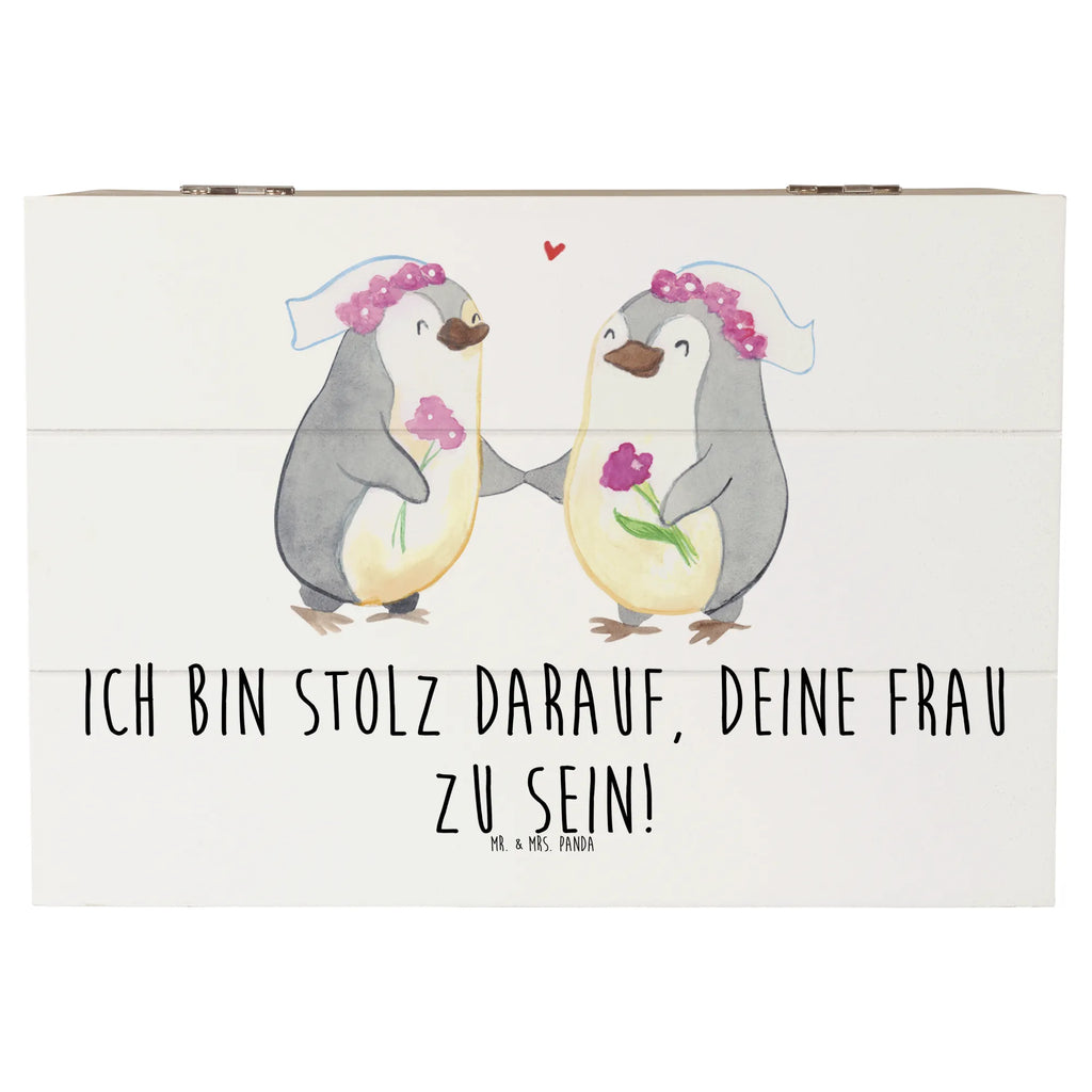 Holzkiste Pinguin Pärchen Lesbian Pride Holzkiste, Kiste, Schatzkiste, Truhe, Schatulle, XXL, Erinnerungsbox, Erinnerungskiste, Dekokiste, Aufbewahrungsbox, Geschenkbox, Geschenkdose, Hochzeit, Hochzeitsgeschenk, Ehe, Hochzeitsfeier, Trauung, Trauungsgeschenk, Hochzeitskarte, Verlobungsfeier, Verlobungsgeschenk, Hochzeitsgeschenkideen, Hochzeitsgeschenke für Brautpaar