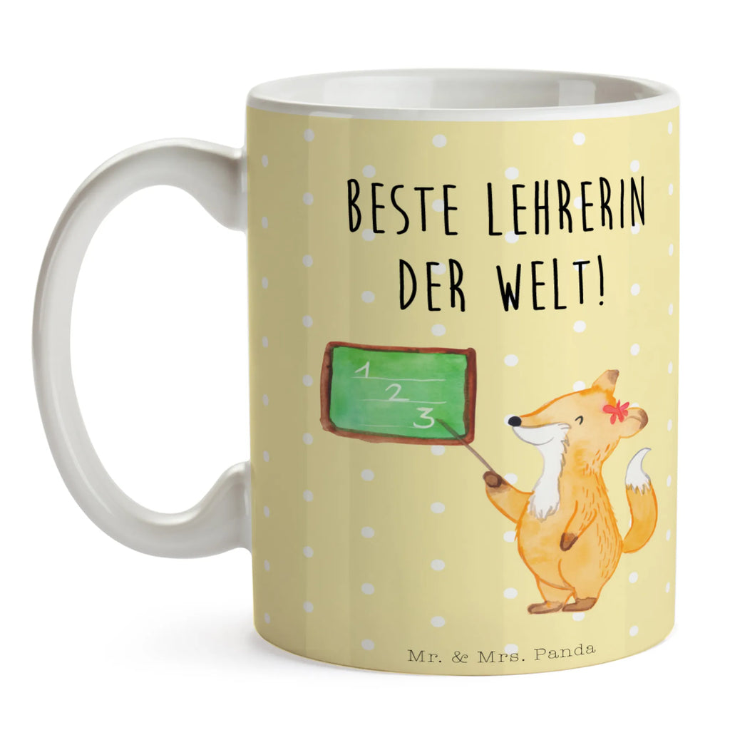 Tasse Fuchs Lehrerin Tasse, Kaffeetasse, Teetasse, Becher, Kaffeebecher, Teebecher, Keramiktasse, Porzellantasse, Büro Tasse, Geschenk Tasse, Tasse Sprüche, Tasse Motive, Kaffeetassen, Tasse bedrucken, Designer Tasse, Cappuccino Tassen, Schöne Teetassen, Tiermotive, Gute Laune, lustige Sprüche, Tiere