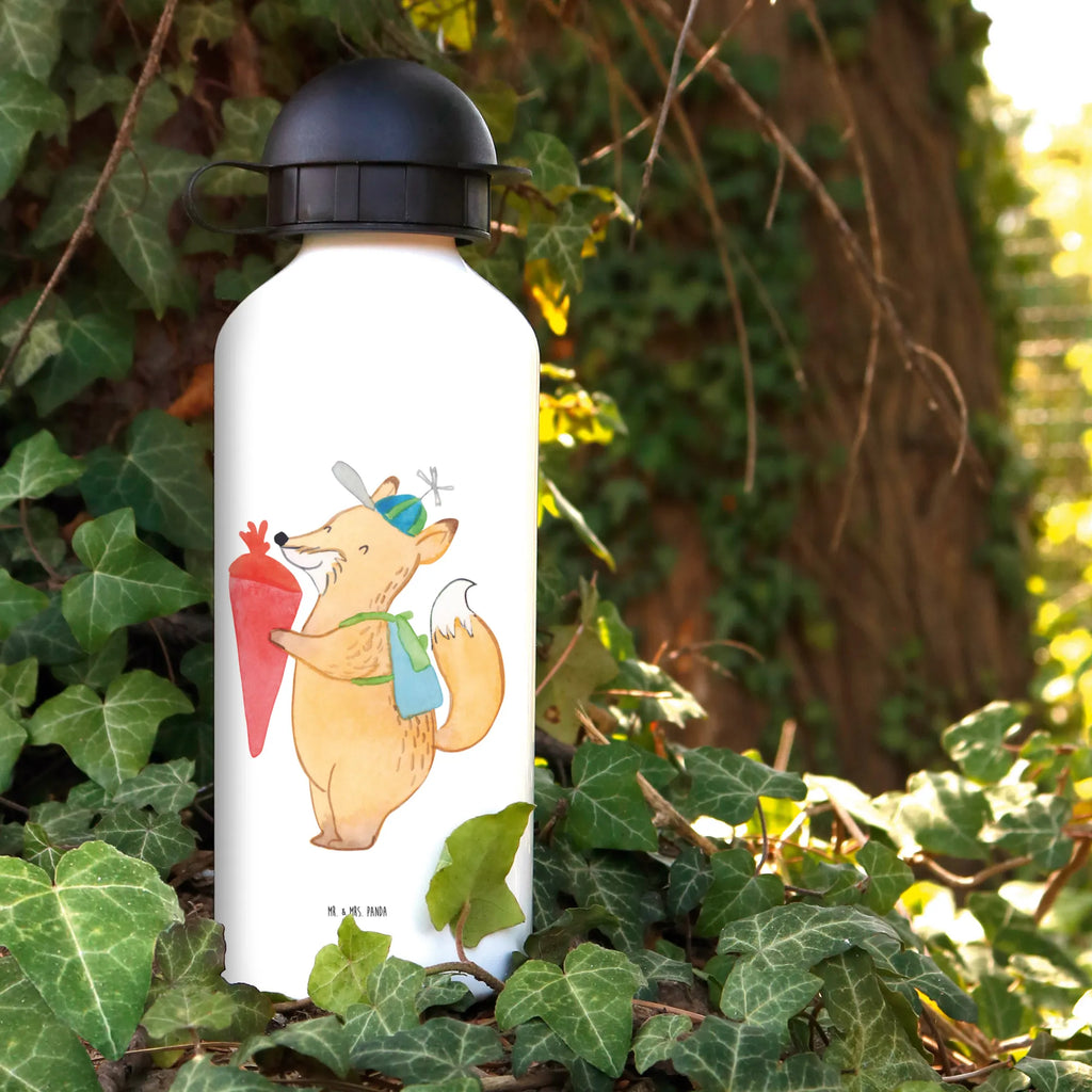 Kindertrinkflasche Fuchs Schulkind Kindertrinkflasche, Kinder Trinkflasche, Trinkflasche, Flasche, Kinderflasche, Kinder, Kids, Kindergarten Flasche, Grundschule, Jungs, Mädchen, Tiermotive, Gute Laune, lustige Sprüche, Tiere