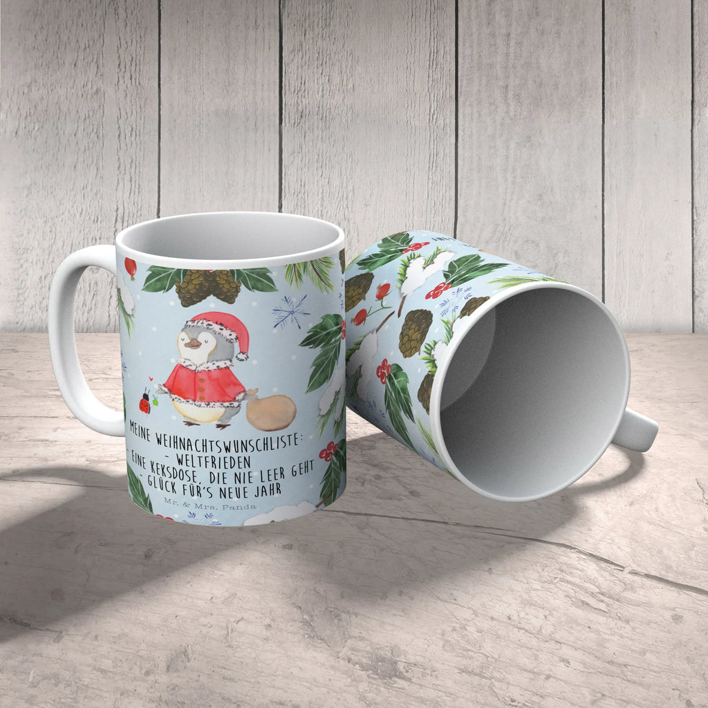 Tasse Pinguin Nikolaus Tasse, Kaffeetasse, Teetasse, Becher, Kaffeebecher, Teebecher, Keramiktasse, Porzellantasse, Büro Tasse, Geschenk Tasse, Tasse Sprüche, Tasse Motive, Kaffeetassen, Tasse bedrucken, Designer Tasse, Cappuccino Tassen, Schöne Teetassen, Winter, Weihnachten, Weihnachtsdeko, Nikolaus, Advent, Heiligabend, Wintermotiv