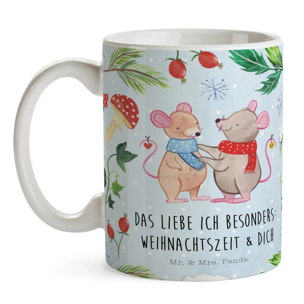 Tasse Mäuse Weihnachten Tasse, Kaffeetasse, Teetasse, Becher, Kaffeebecher, Teebecher, Keramiktasse, Porzellantasse, Büro Tasse, Geschenk Tasse, Tasse Sprüche, Tasse Motive, Kaffeetassen, Tasse bedrucken, Designer Tasse, Cappuccino Tassen, Schöne Teetassen, Winter, Weihnachten, Weihnachtsdeko, Nikolaus, Advent, Heiligabend, Wintermotiv