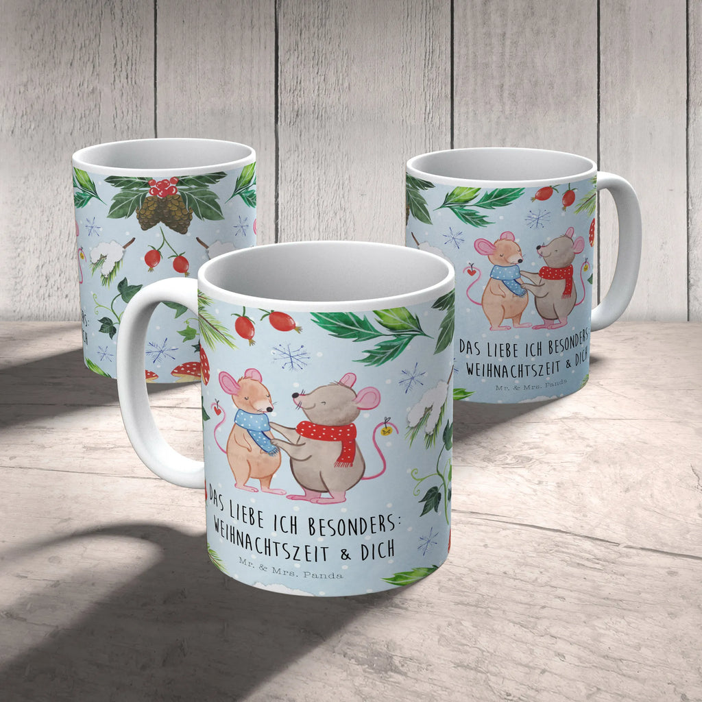 Tasse Mäuse Weihnachten Tasse, Kaffeetasse, Teetasse, Becher, Kaffeebecher, Teebecher, Keramiktasse, Porzellantasse, Büro Tasse, Geschenk Tasse, Tasse Sprüche, Tasse Motive, Kaffeetassen, Tasse bedrucken, Designer Tasse, Cappuccino Tassen, Schöne Teetassen, Winter, Weihnachten, Weihnachtsdeko, Nikolaus, Advent, Heiligabend, Wintermotiv