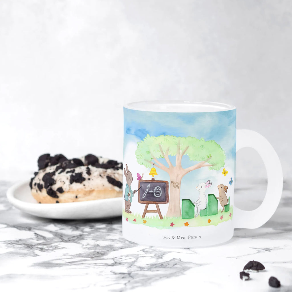 Teetasse Hasenschule Teetasse, Teeglas, Teebecher, Tasse mit Henkel, Tasse, Glas Teetasse, Teetasse aus Glas, Ostern, Osterhase, Ostergeschenke, Osternest, Osterdeko, Geschenke zu Ostern, Ostern Geschenk, Ostergeschenke Kinder, Ostern Kinder