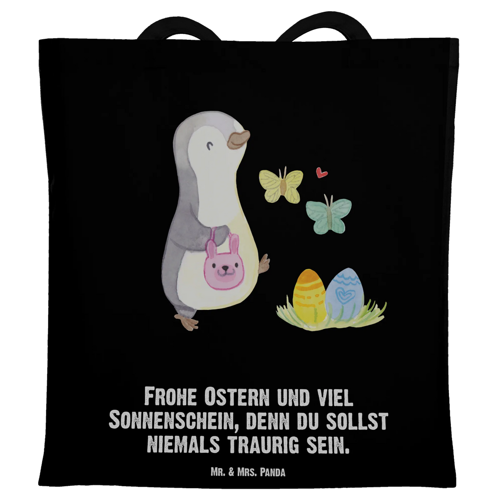 Tragetasche Pinguin Eiersuche Beuteltasche, Beutel, Einkaufstasche, Jutebeutel, Stoffbeutel, Tasche, Shopper, Umhängetasche, Strandtasche, Schultertasche, Stofftasche, Tragetasche, Badetasche, Jutetasche, Einkaufstüte, Laptoptasche, Ostern, Osterhase, Ostergeschenke, Osternest, Osterdeko, Geschenke zu Ostern, Ostern Geschenk, Ostergeschenke Kinder, Ostern Kinder