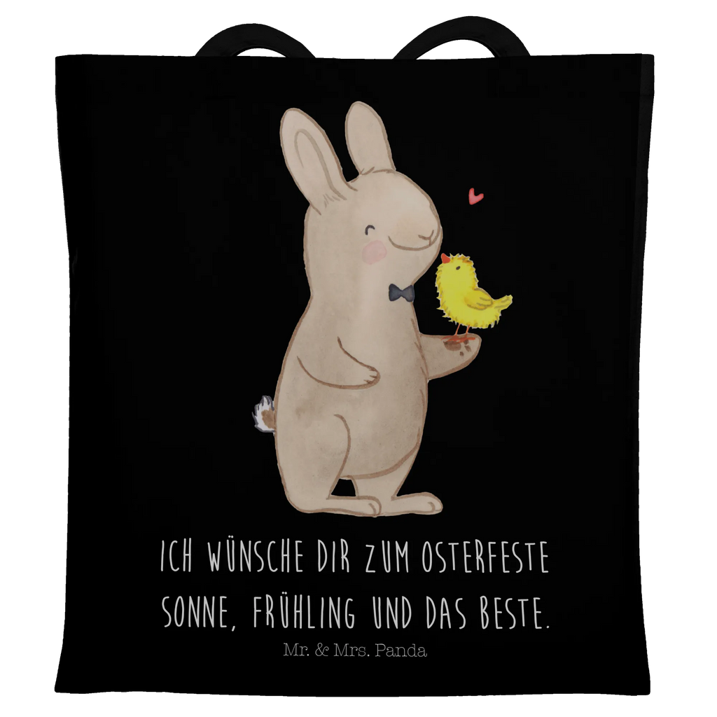 Tragetasche Hase mit Küken Beuteltasche, Beutel, Einkaufstasche, Jutebeutel, Stoffbeutel, Tasche, Shopper, Umhängetasche, Strandtasche, Schultertasche, Stofftasche, Tragetasche, Badetasche, Jutetasche, Einkaufstüte, Laptoptasche, Ostern, Osterhase, Ostergeschenke, Osternest, Osterdeko, Geschenke zu Ostern, Ostern Geschenk, Ostergeschenke Kinder, Ostern Kinder