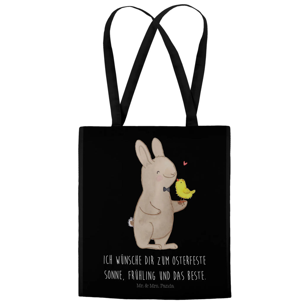 Tragetasche Hase mit Küken Beuteltasche, Beutel, Einkaufstasche, Jutebeutel, Stoffbeutel, Tasche, Shopper, Umhängetasche, Strandtasche, Schultertasche, Stofftasche, Tragetasche, Badetasche, Jutetasche, Einkaufstüte, Laptoptasche, Ostern, Osterhase, Ostergeschenke, Osternest, Osterdeko, Geschenke zu Ostern, Ostern Geschenk, Ostergeschenke Kinder, Ostern Kinder