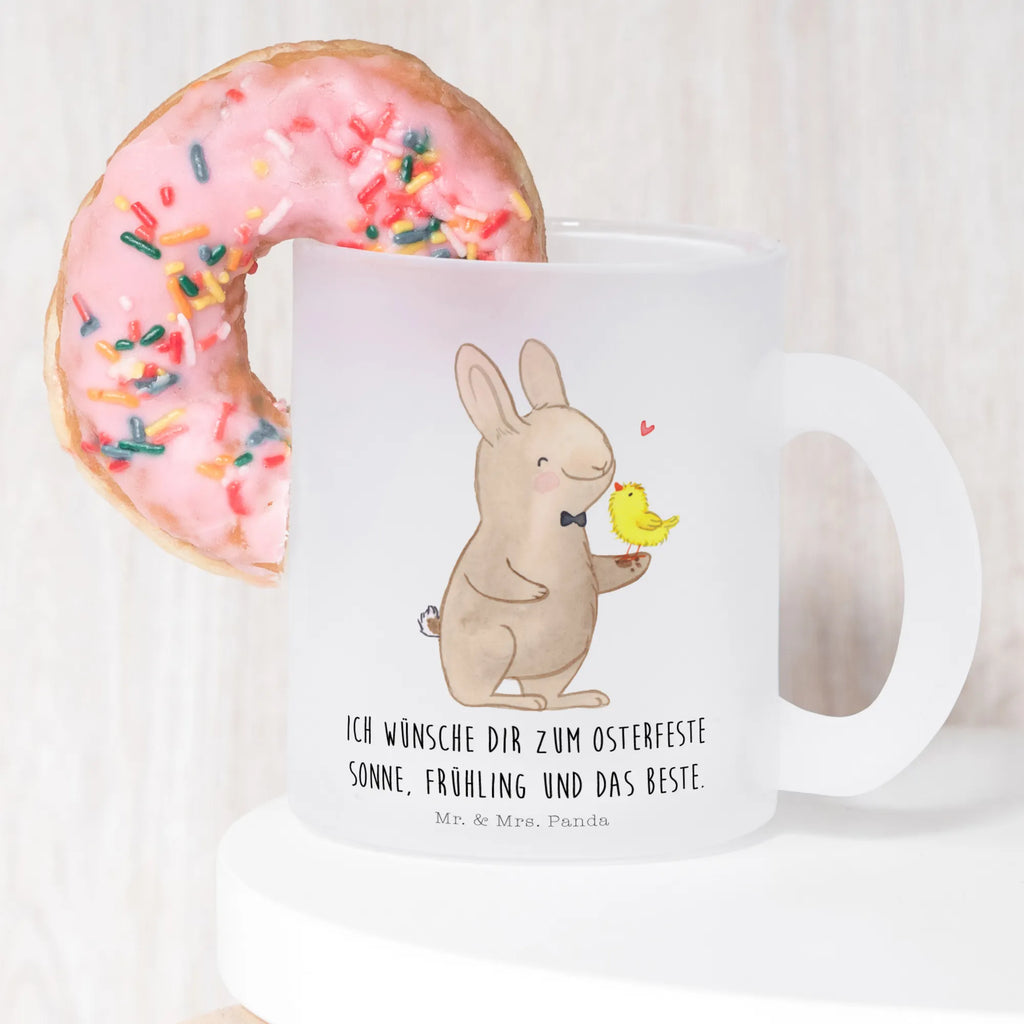 Teetasse Hase mit Küken Teetasse, Teeglas, Teebecher, Tasse mit Henkel, Tasse, Glas Teetasse, Teetasse aus Glas, Ostern, Osterhase, Ostergeschenke, Osternest, Osterdeko, Geschenke zu Ostern, Ostern Geschenk, Ostergeschenke Kinder, Ostern Kinder