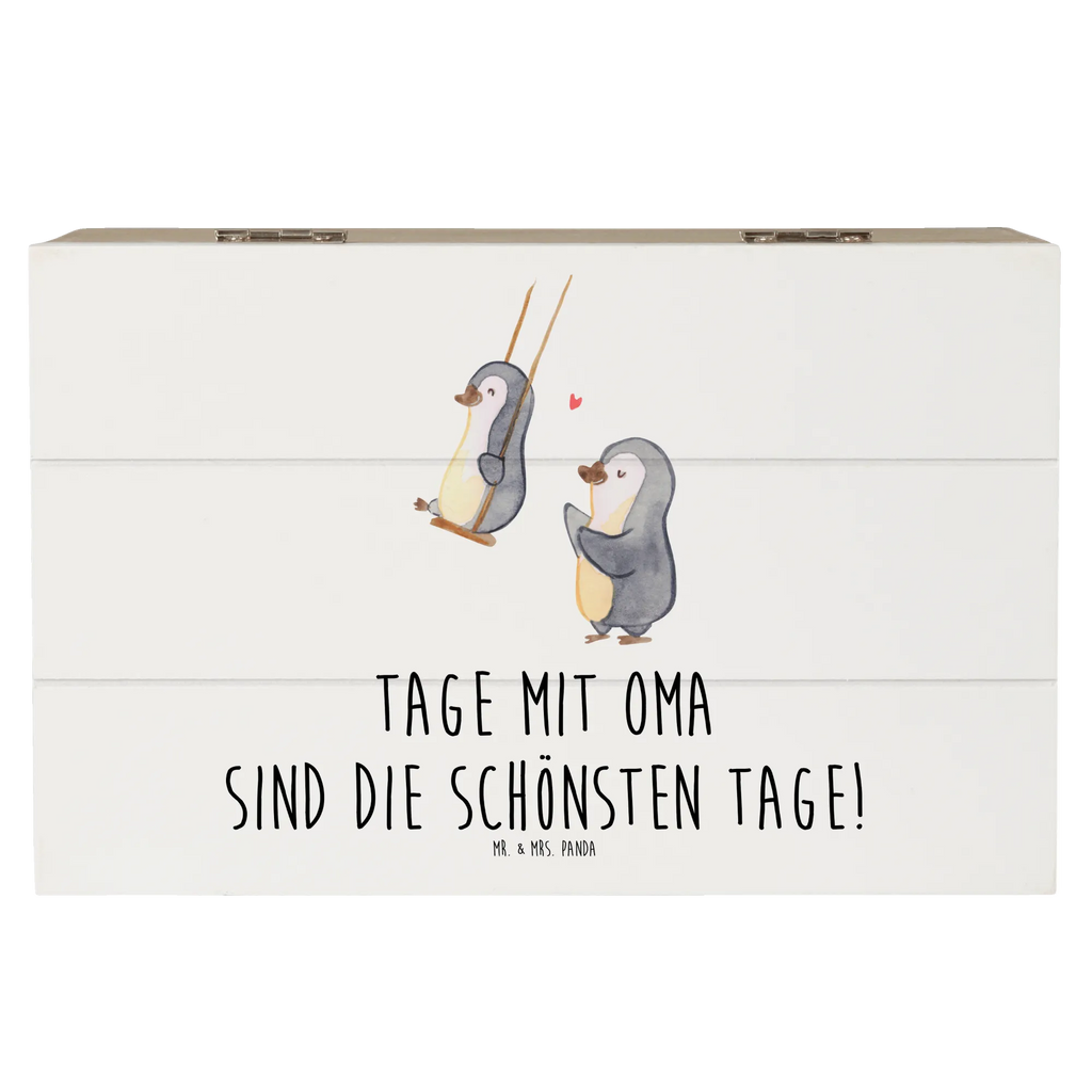 Holzkiste Pinguin Oma schaukeln Holzkiste, Kiste, Schatzkiste, Truhe, Schatulle, XXL, Erinnerungsbox, Erinnerungskiste, Dekokiste, Aufbewahrungsbox, Geschenkbox, Geschenkdose, Familie, Vatertag, Muttertag, Bruder, Schwester, Mama, Papa, Oma, Opa, beste Oma, Lieblingsoma, Geschenk für Oma, Omi, Großmutter