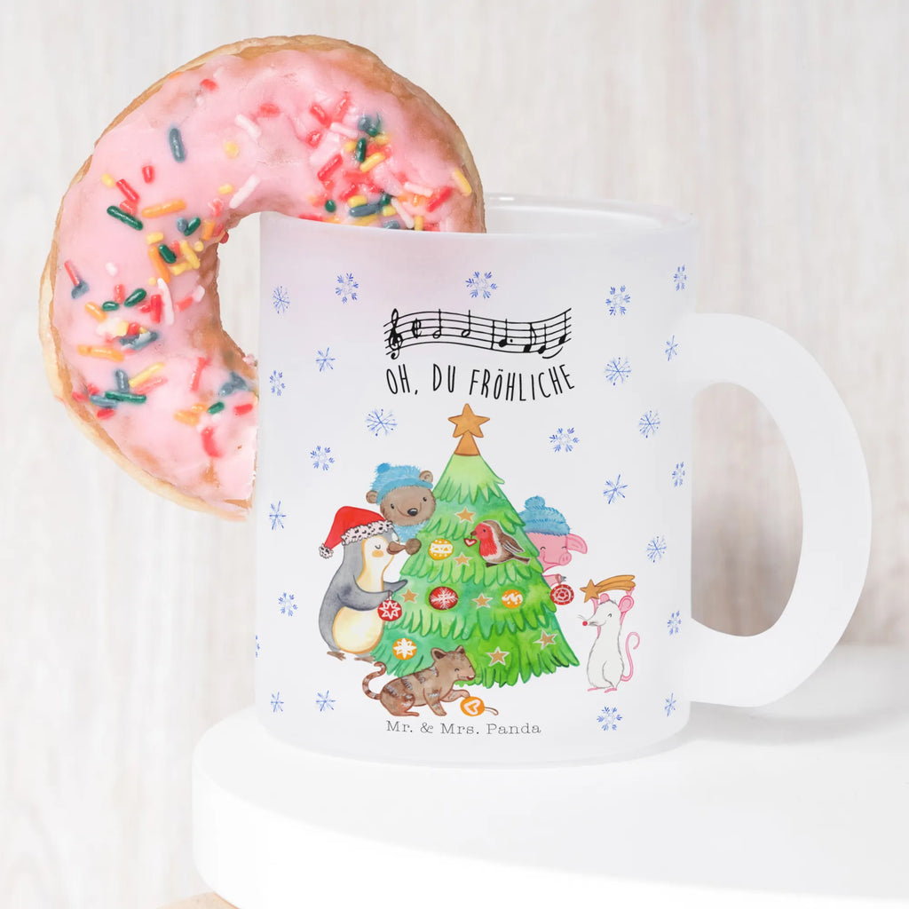 Teetasse Weihnachtsbaum schmücken Teetasse, Teeglas, Teebecher, Tasse mit Henkel, Tasse, Glas Teetasse, Teetasse aus Glas, Winter, Weihnachten, Weihnachtsdeko, Nikolaus, Advent, Heiligabend, Wintermotiv