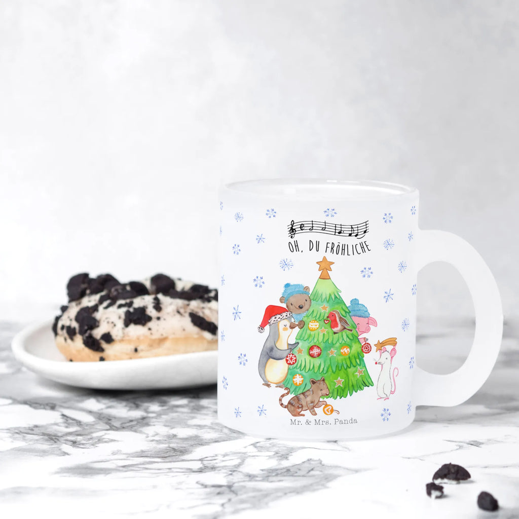 Teetasse Weihnachtsbaum schmücken Teetasse, Teeglas, Teebecher, Tasse mit Henkel, Tasse, Glas Teetasse, Teetasse aus Glas, Winter, Weihnachten, Weihnachtsdeko, Nikolaus, Advent, Heiligabend, Wintermotiv