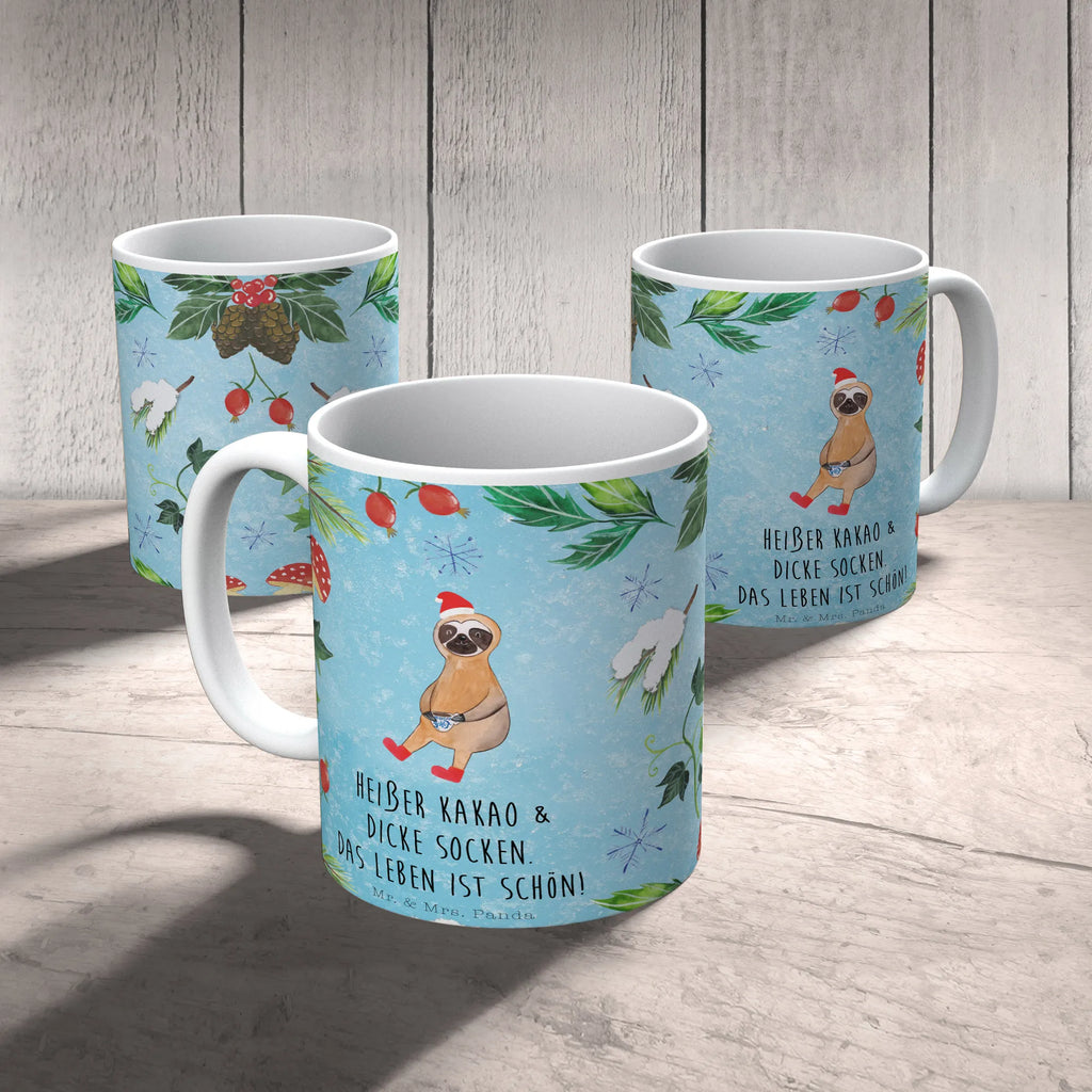 Tasse Faultier Kakao Tasse, Kaffeetasse, Teetasse, Becher, Kaffeebecher, Teebecher, Keramiktasse, Porzellantasse, Büro Tasse, Geschenk Tasse, Tasse Sprüche, Tasse Motive, Kaffeetassen, Tasse bedrucken, Designer Tasse, Cappuccino Tassen, Schöne Teetassen, Winter, Weihnachten, Weihnachtsdeko, Nikolaus, Advent, Heiligabend, Wintermotiv