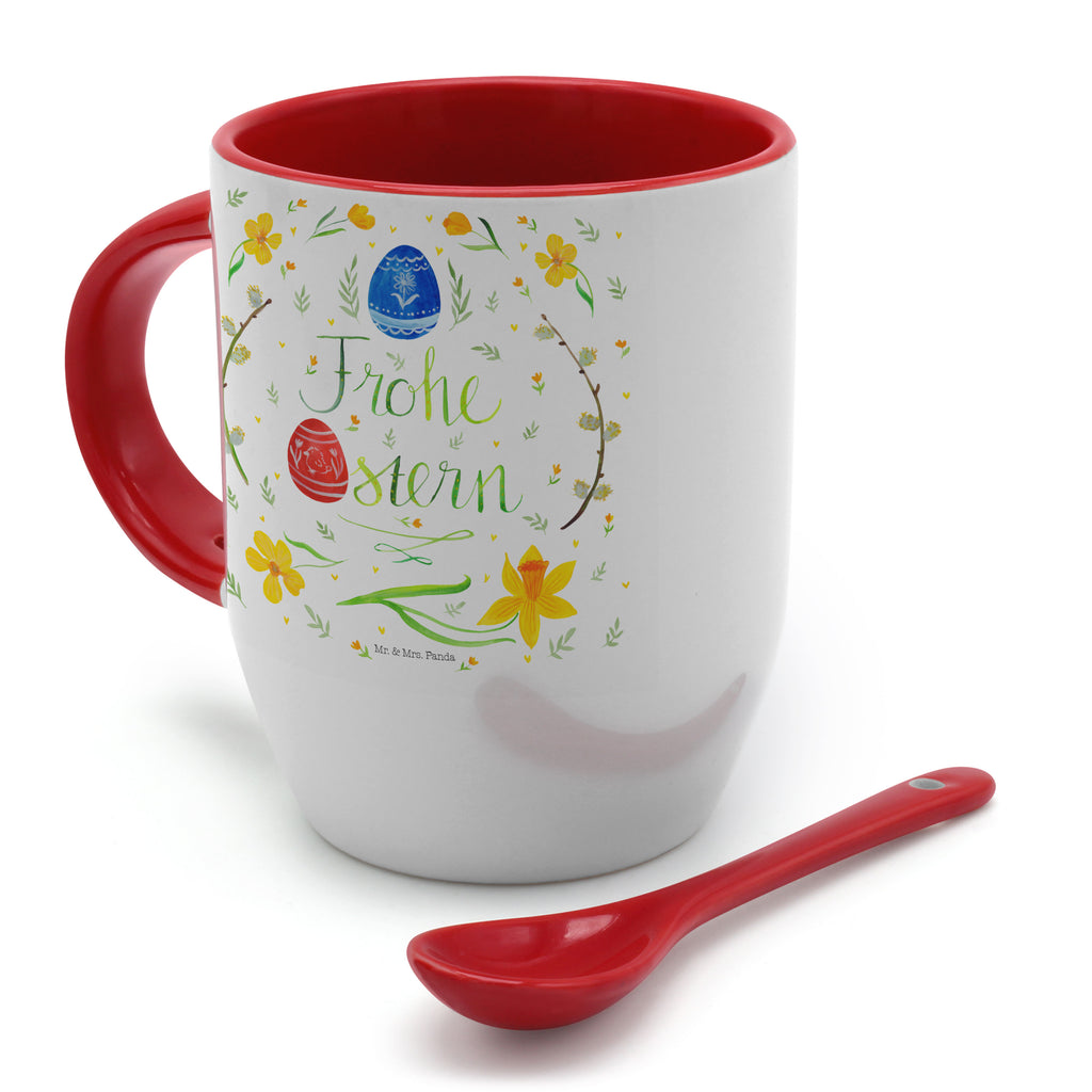 Tasse mit Löffel Frohe Ostern Tasse, Kaffeetasse, Tassen, Tasse mit Spruch, Kaffeebecher, Tasse mit Löffel, Ostern, Osterhase, Ostergeschenke, Osternest, Osterdeko, Geschenke zu Ostern, Ostern Geschenk, Ostergeschenke Kinder, Ostern Kinder, Frohe Ostern, Ostergrüße, Osterblume, Osterei, bemalte Ostereier, Weidenkätzchen. Lettering