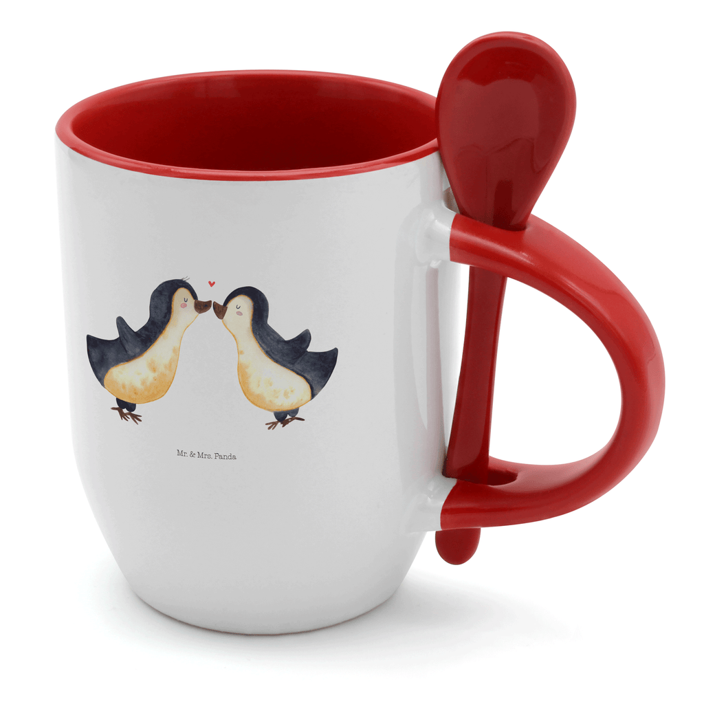 Tasse mit Löffel Pinguin Liebe Tasse, Kaffeetasse, Tassen, Tasse mit Spruch, Kaffeebecher, Tasse mit Löffel, Liebe, Partner, Freund, Freundin, Ehemann, Ehefrau, Heiraten, Verlobung, Heiratsantrag, Liebesgeschenk, Jahrestag, Hocheitstag, Pinguin, Pinguine, Pinguin Paar, Pinguinpaar, Pinguin Liebe, Paar, Pärchen. Liebespaar, Liebesbeweis, Liebesspruch, Hochzeitstag, Geschenk Freund, Geschenk Freundin, Verlobte, Verlobter, Love, Geschenk Hochzeitstag, Geschenkidee, Hochzeit, Gastgeschenk