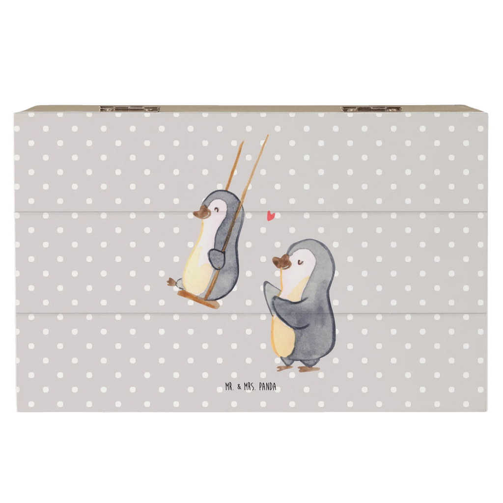 Holzkiste Pinguin Oma schaukeln Holzkiste, Kiste, Schatzkiste, Truhe, Schatulle, XXL, Erinnerungsbox, Erinnerungskiste, Dekokiste, Aufbewahrungsbox, Geschenkbox, Geschenkdose, Familie, Vatertag, Muttertag, Bruder, Schwester, Mama, Papa, Oma, Opa, beste Oma, Lieblingsoma, Geschenk für Oma, Omi, Großmutter