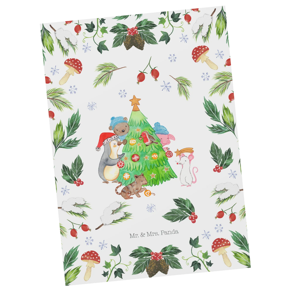 Postkarte Weihnachtsbaum schmücken Postkarte, Karte, Geschenkkarte, Grußkarte, Einladung, Ansichtskarte, Geburtstagskarte, Einladungskarte, Dankeskarte, Ansichtskarten, Einladung Geburtstag, Einladungskarten Geburtstag, Winter, Weihnachten, Weihnachtsdeko, Nikolaus, Advent, Heiligabend, Wintermotiv