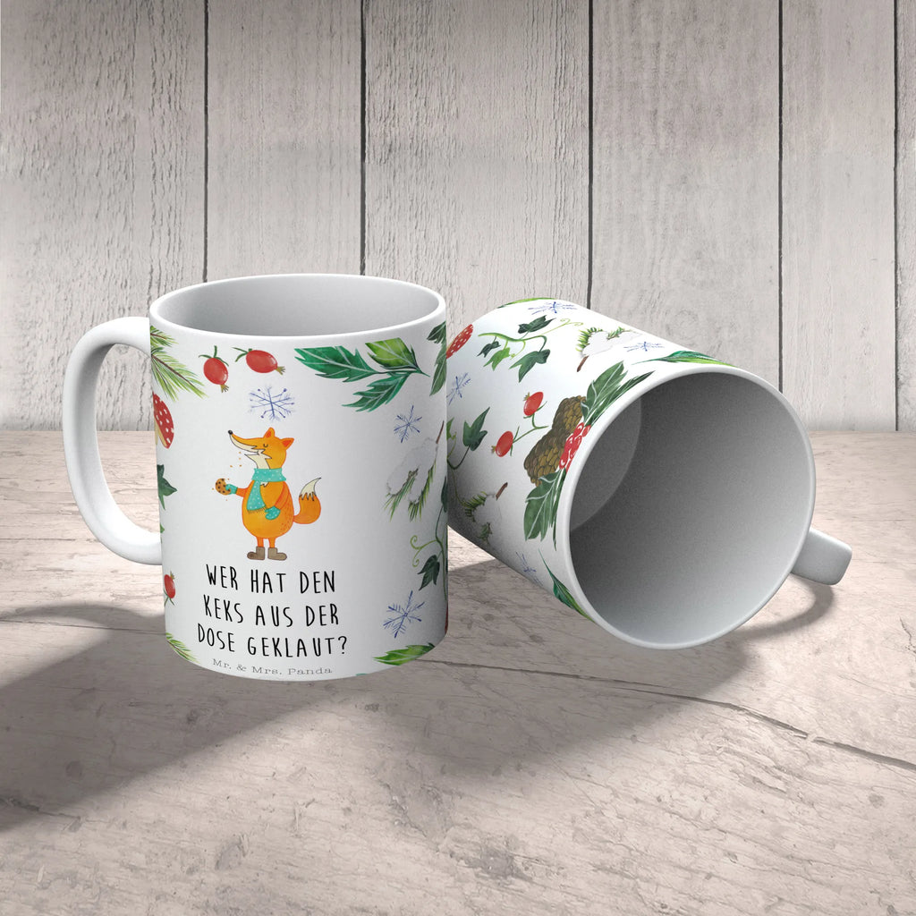 Tasse Fuchs Keksdose Tasse, Kaffeetasse, Teetasse, Becher, Kaffeebecher, Teebecher, Keramiktasse, Porzellantasse, Büro Tasse, Geschenk Tasse, Tasse Sprüche, Tasse Motive, Kaffeetassen, Tasse bedrucken, Designer Tasse, Cappuccino Tassen, Schöne Teetassen, Winter, Weihnachten, Weihnachtsdeko, Nikolaus, Advent, Heiligabend, Wintermotiv