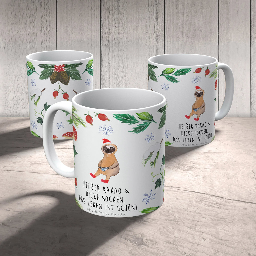 Tasse Faultier Kakao Tasse, Kaffeetasse, Teetasse, Becher, Kaffeebecher, Teebecher, Keramiktasse, Porzellantasse, Büro Tasse, Geschenk Tasse, Tasse Sprüche, Tasse Motive, Kaffeetassen, Tasse bedrucken, Designer Tasse, Cappuccino Tassen, Schöne Teetassen, Winter, Weihnachten, Weihnachtsdeko, Nikolaus, Advent, Heiligabend, Wintermotiv