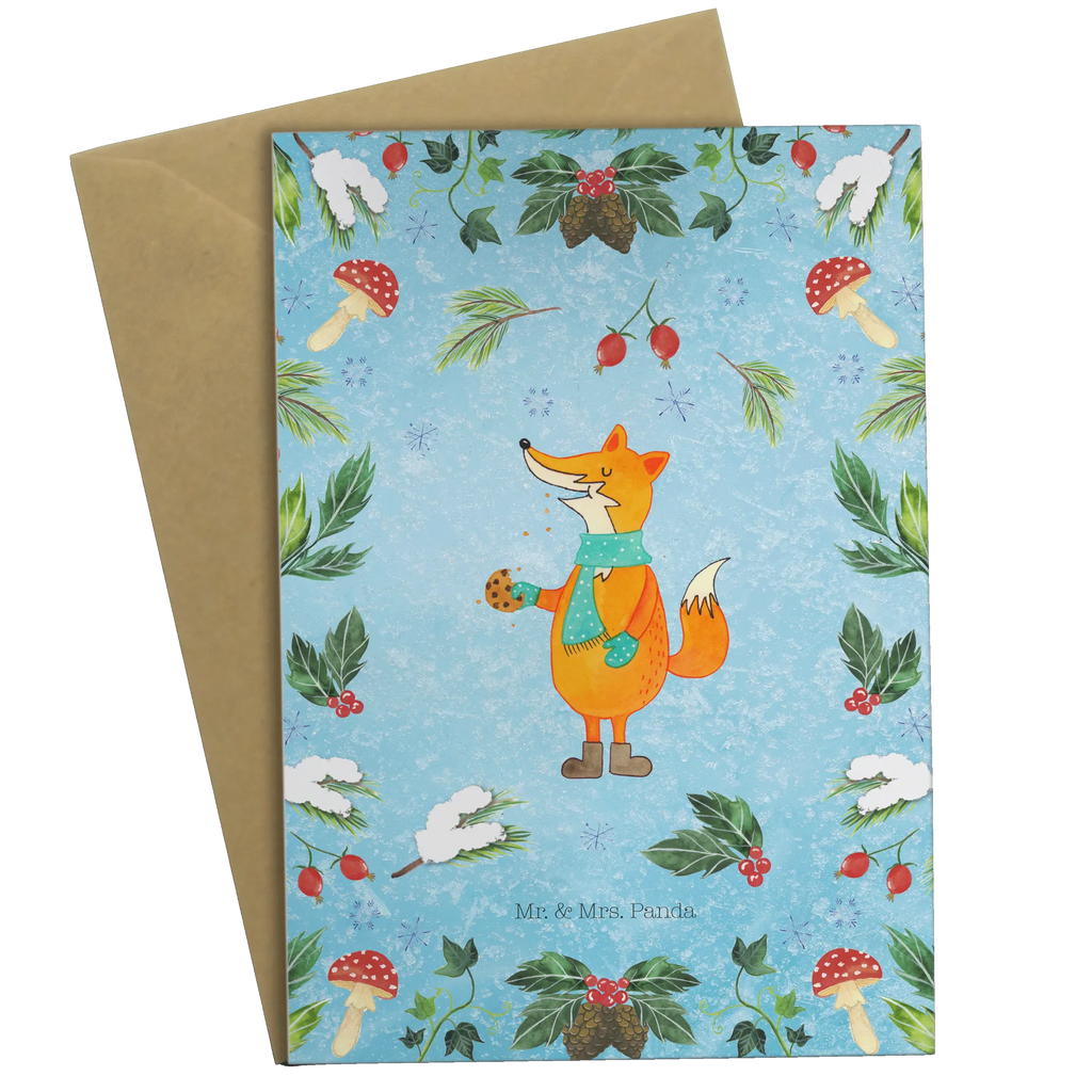 Grußkarte Fuchs Keksdose Grußkarte, Klappkarte, Einladungskarte, Glückwunschkarte, Hochzeitskarte, Geburtstagskarte, Karte, Ansichtskarten, Winter, Weihnachten, Weihnachtsdeko, Nikolaus, Advent, Heiligabend, Wintermotiv