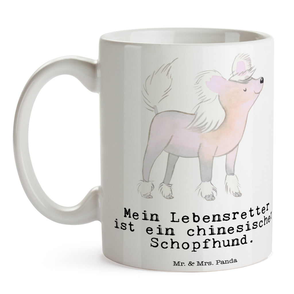 Tasse Chinesischer Schopfhund Lebensretter Tasse, Kaffeetasse, Teetasse, Becher, Kaffeebecher, Teebecher, Keramiktasse, Porzellantasse, Büro Tasse, Geschenk Tasse, Tasse Sprüche, Tasse Motive, Kaffeetassen, Tasse bedrucken, Designer Tasse, Cappuccino Tassen, Schöne Teetassen, Hund, Hunderasse, Rassehund, Hundebesitzer, Geschenk, Tierfreund, Schenken, Welpe, Chinesischer Schopfhund, Chinese Crested Dog