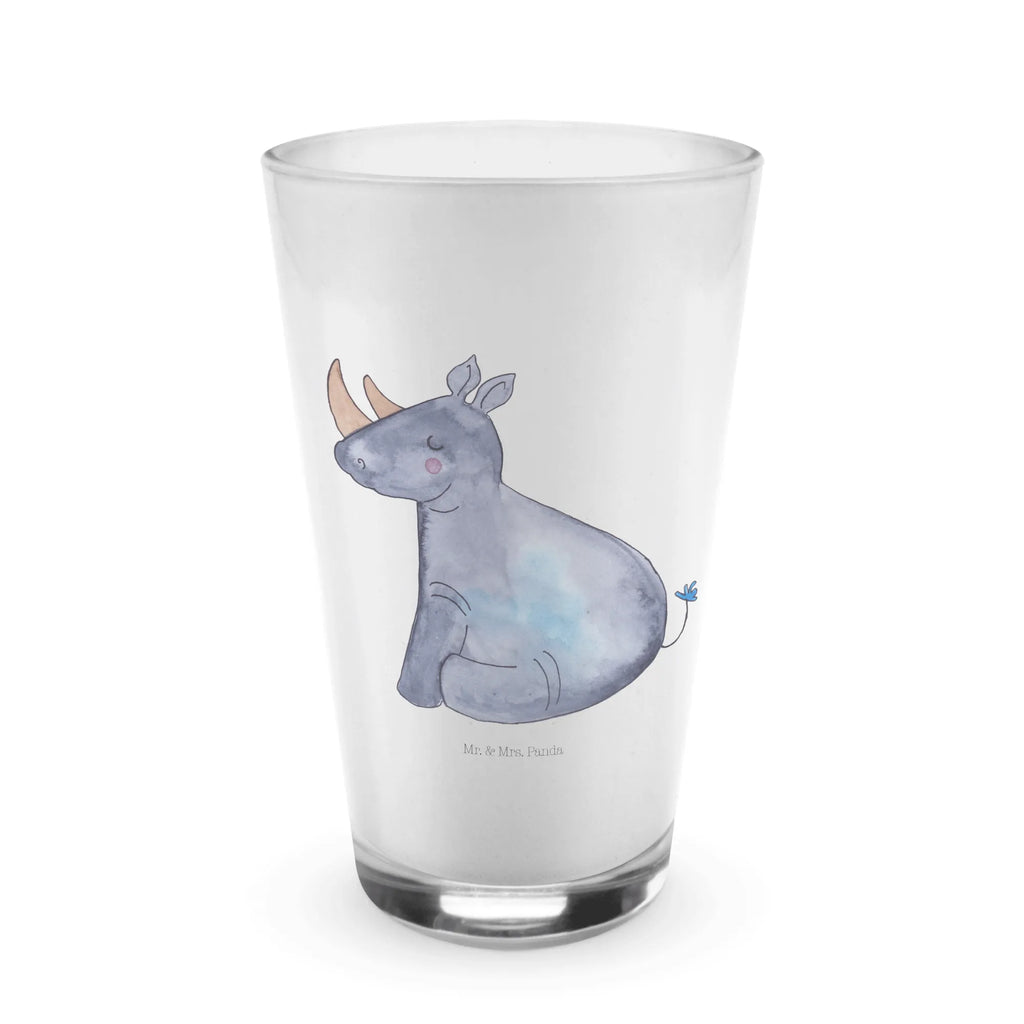 Glas Einhorn Nashorn Cappuccino Glas, Glas, Cappuccino Tasse, Latte Macchiato, Einhorn, Einhörner, Einhorn Deko, Pegasus, Unicorn, Regenbogen, witzig, lustig, Zoo, Glitzer, Einhornpower, Erwachsenwerden, Nashorn, Nashörner