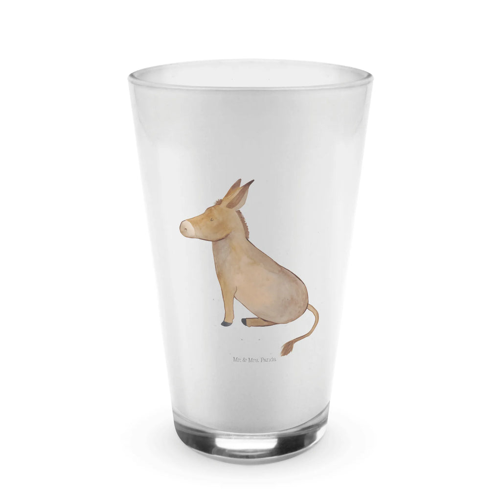 Glas Esel Cappuccino Glas, Glas, Cappuccino Tasse, Latte Macchiato, Tiermotive, Gute Laune, lustige Sprüche, Tiere, Esel, Weisheit, Lebensmut, Lebensglück, Ziel, Lebensziel, Mut, erfolg, tapferkeit, positive gedanken, zuversicht