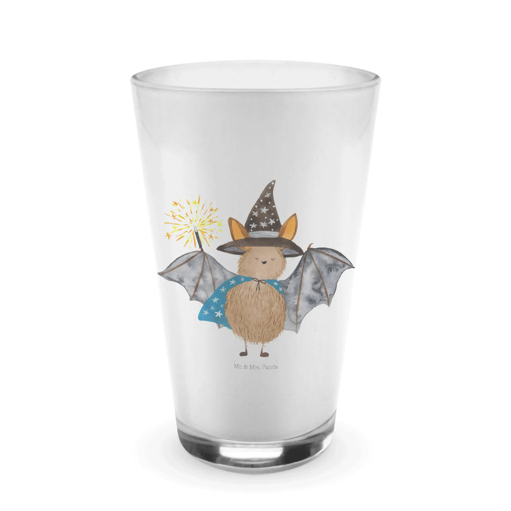 Glas Fledermaus Zauberer Cappuccino Glas, Glas, Cappuccino Tasse, Latte Macchiato, Tiermotive, Gute Laune, lustige Sprüche, Tiere, Fledermaus, Fledermäuse, Zauberer, Magier, Frauen, reinsteigern