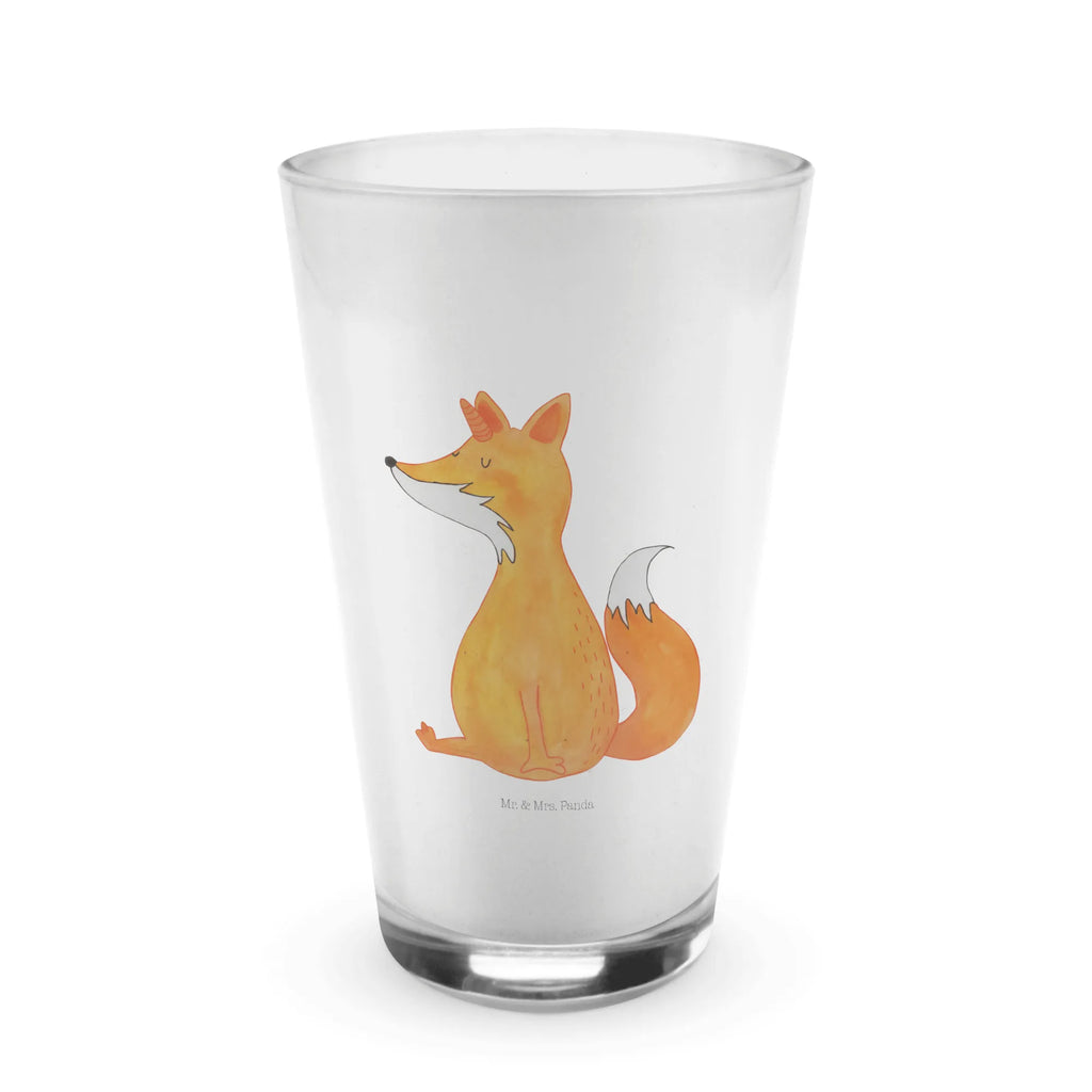 Glas Fuchshörnchen Cappuccino Glas, Glas, Cappuccino Tasse, Latte Macchiato, Einhorn, Einhörner, Einhorn Deko, Unicorn, Fuchs, Unicorns, Fuchshörnchen, Fuchshorn, Foxycorn, Füchse