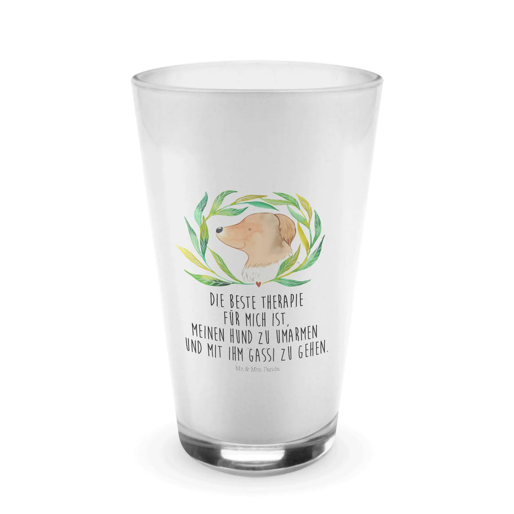 Glas Hund Ranke Cappuccino Glas, Glas, Cappuccino Tasse, Latte Macchiato, Hund, Hundemotiv, Haustier, Hunderasse, Tierliebhaber, Hundebesitzer, Sprüche, Ranke, Therapie, Selbsttherapie, Hundeliebe, Hundeglück, Hunde