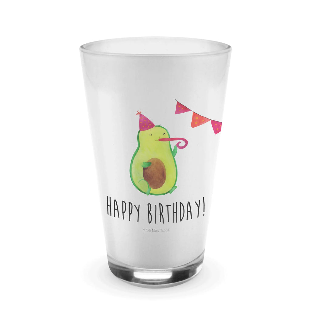 Glas Avocado Birthday Cappuccino Glas, Glas, Cappuccino Tasse, Latte Macchiato, Avocado, Veggie, Vegan, Gesund