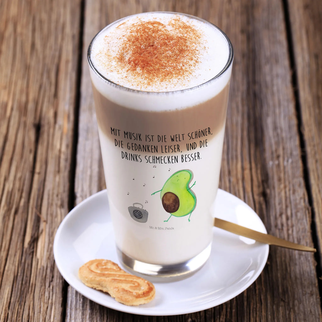 Glas Avocado tanzt Cappuccino Glas, Glas, Cappuccino Tasse, Latte Macchiato, Avocado, Veggie, Vegan, Gesund