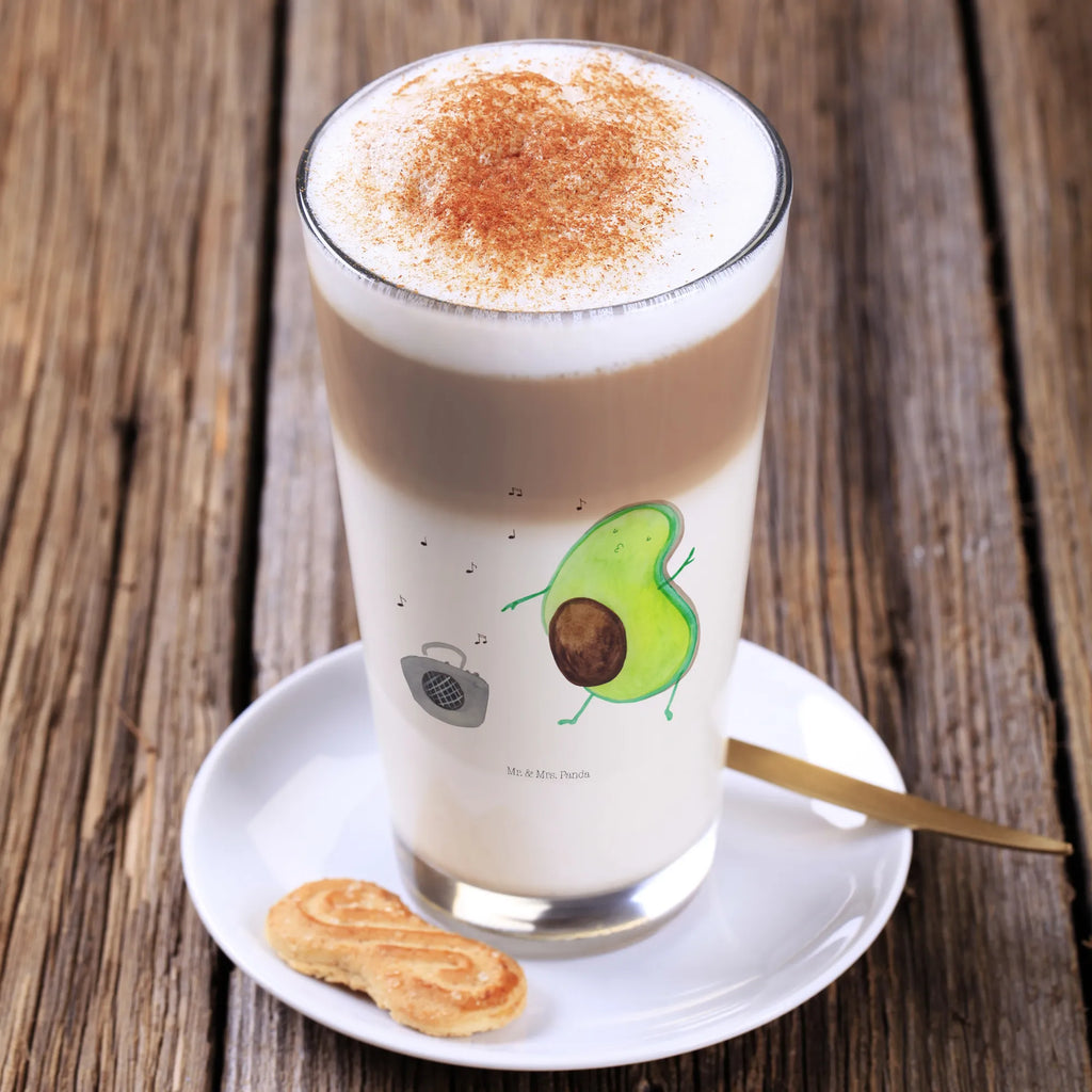 Glas Avocado tanzt Cappuccino Glas, Glas, Cappuccino Tasse, Latte Macchiato, Avocado, Veggie, Vegan, Gesund