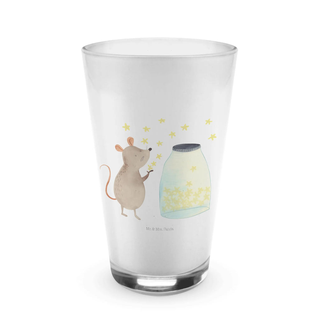 Glas Maus Sterne Cappuccino Glas, Glas, Cappuccino Tasse, Latte Macchiato, Tiermotive, Gute Laune, lustige Sprüche, Tiere, Maus, Sterne, Wunsch, Kind, Taufe, Taufgeschenk, Geburt, Schwangerschaft, erstes Kind, Kindergeburtstag, Geburtstag, Hoffnung, Träume