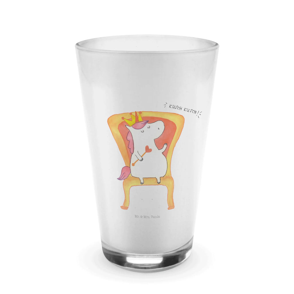 Glas Einhorn König Cappuccino Glas, Glas, Cappuccino Tasse, Latte Macchiato, Einhorn, Einhörner, Einhorn Deko, Unicorn, König, Präsident, Bundeskanzler, Herrscher, Kaiser, Prinzessin, Krone