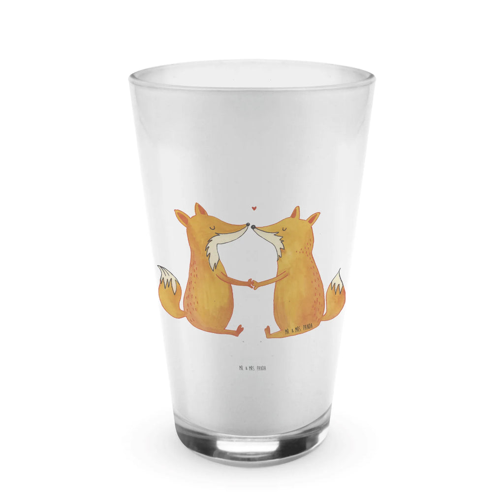 Glas Füchse Liebe Cappuccino Glas, Glas, Cappuccino Tasse, Latte Macchiato, Fuchs, Füchse, Fox, Liebe, Liebespaar, Paar, Partner, Freundin, Freund, Ehe, Verlobte, Ehemann, Ehefrau, Liebesbeweis