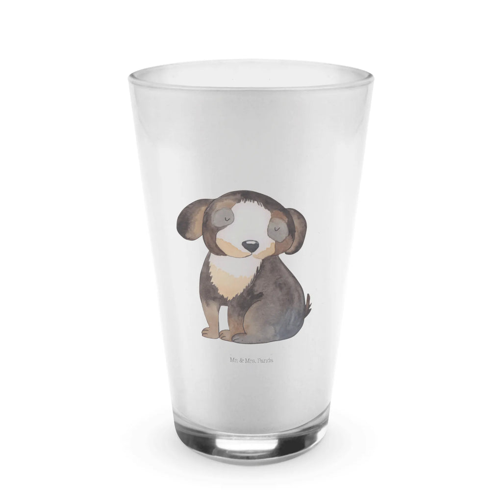 Glas Hund entspannt Cappuccino Glas, Glas, Cappuccino Tasse, Latte Macchiato, Hund, Hundemotiv, Haustier, Hunderasse, Tierliebhaber, Hundebesitzer, Sprüche, schwarzer Hund, Hundeliebe, Liebe, Hundeglück