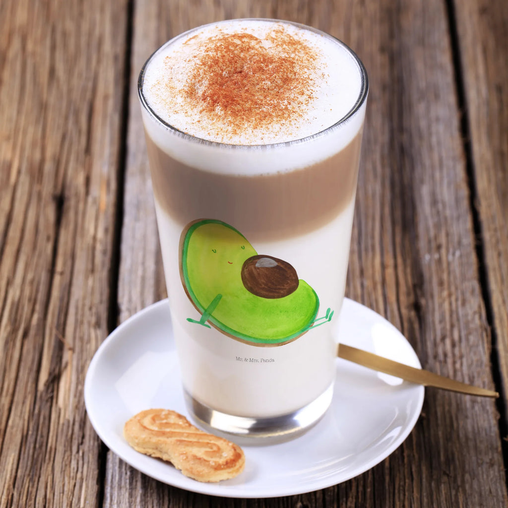 Glas Avocado Schwangerschaft Cappuccino Glas, Glas, Cappuccino Tasse, Latte Macchiato, Avocado, Veggie, Vegan, Gesund, schwanger, Schwangerschaft, Babyparty, Babyshower