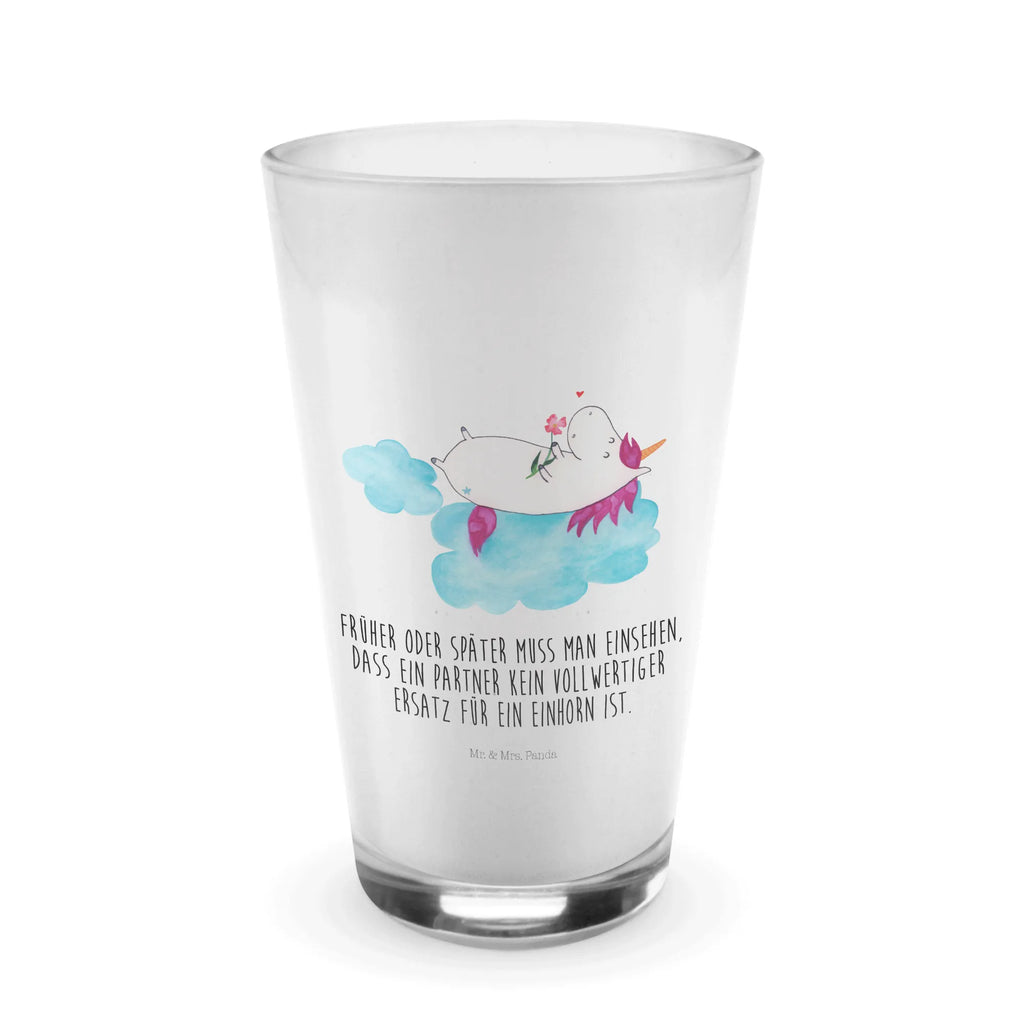 Glas Einhorn verliebt auf Wolke Cappuccino Glas, Glas, Cappuccino Tasse, Latte Macchiato, Einhorn, Einhörner, Einhorn Deko, Pegasus, Unicorn, verliebt, Liebe, Liebesbeweis, Freundin, Wolke