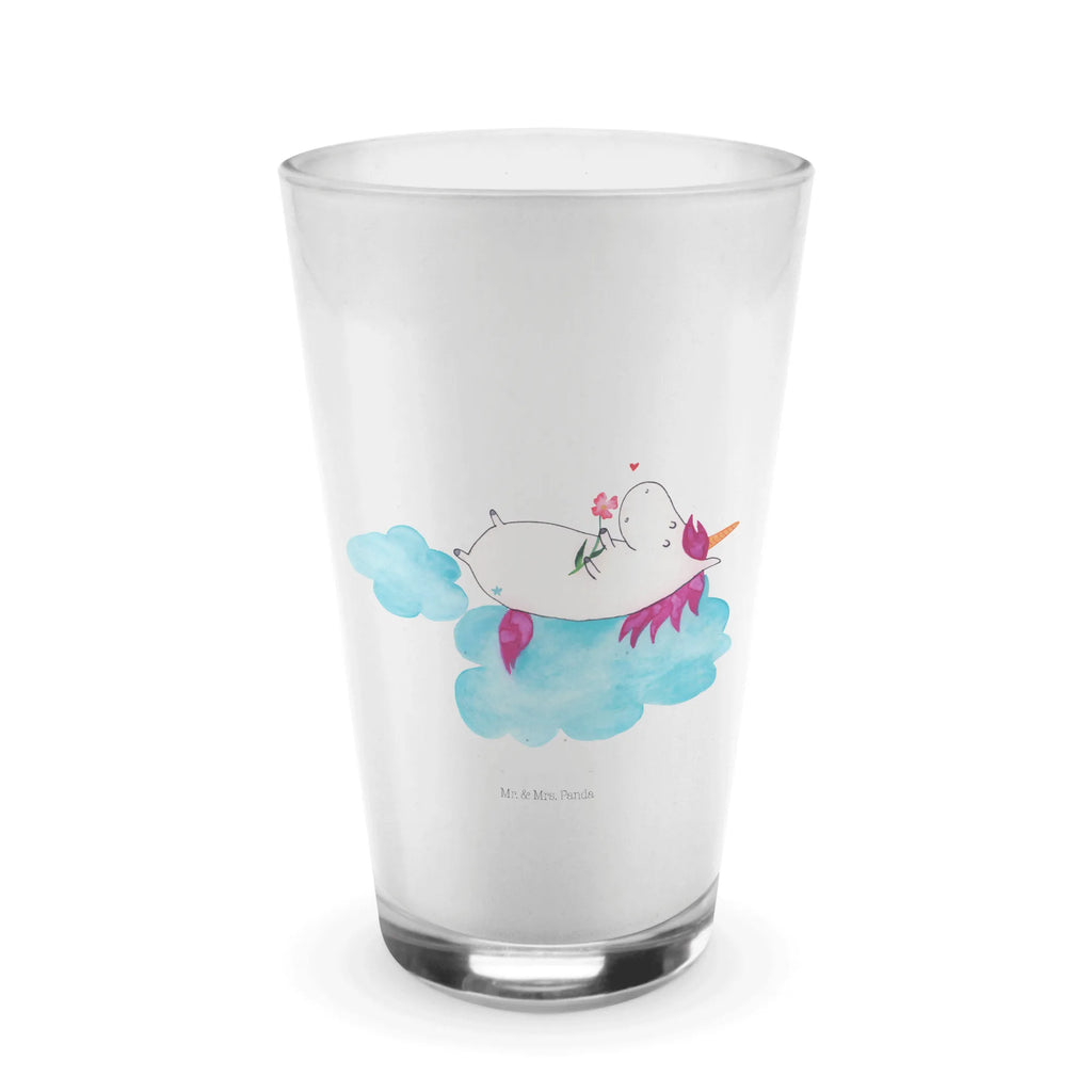 Glas Einhorn verliebt auf Wolke Cappuccino Glas, Glas, Cappuccino Tasse, Latte Macchiato, Einhorn, Einhörner, Einhorn Deko, Pegasus, Unicorn, verliebt, Liebe, Liebesbeweis, Freundin, Wolke