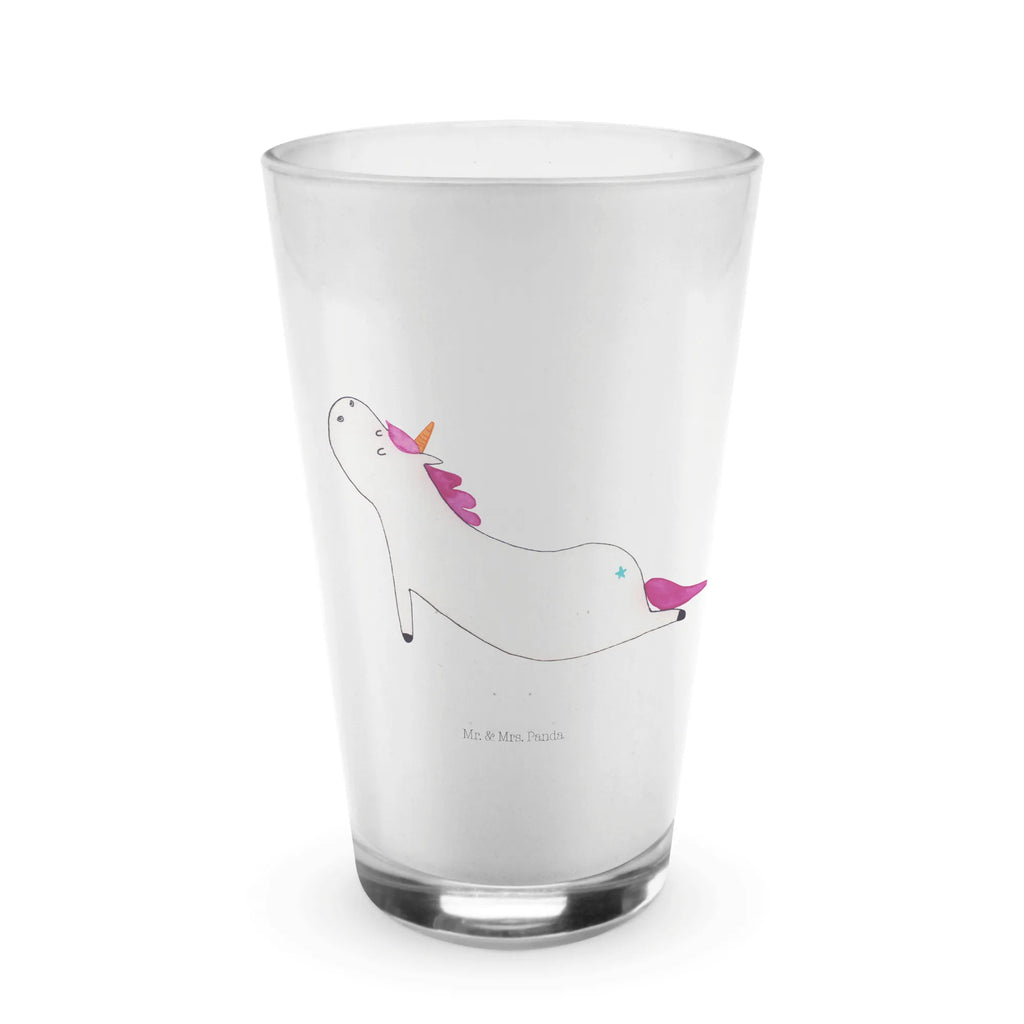 Glas Einhorn Yoga Cappuccino Glas, Glas, Cappuccino Tasse, Latte Macchiato, Einhorn, Einhörner, Einhorn Deko, Pegasus, Unicorn, Yoga, Namaste, Achtsamkeit, Entspannung, Joga, Yogamatte, Sport, lustig, witzig, süß