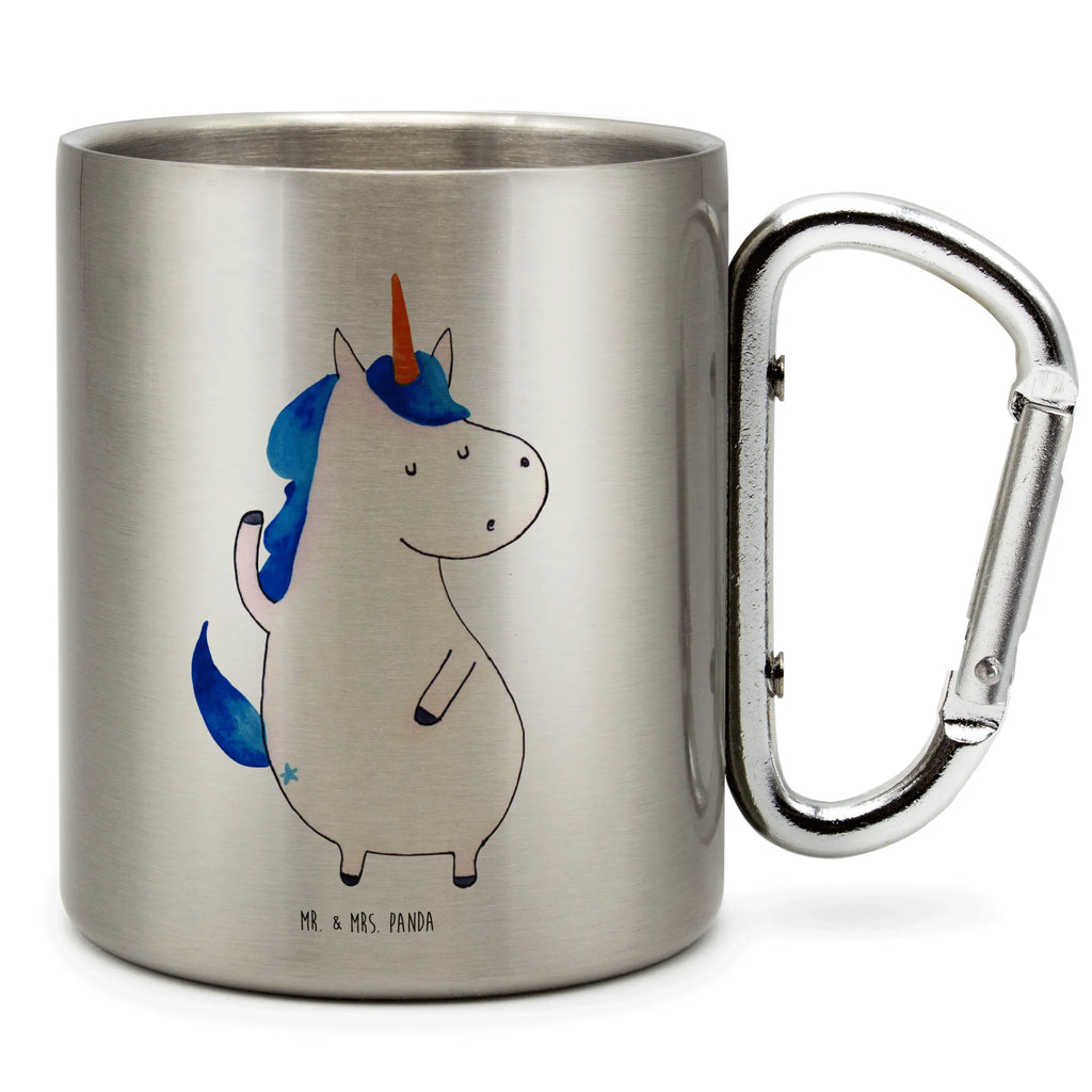 Edelstahlbecher Einhorn Mann Edelstahltasse, Karabiner, Edelstahlbecher, Outdoor, Camping, Tasse, Becher, Einhorn, Einhörner, Einhorn Deko, Pegasus, Unicorn, cool, Mann, Freundin, Familie, bester Freund, BFF, Party, hübsch, beste